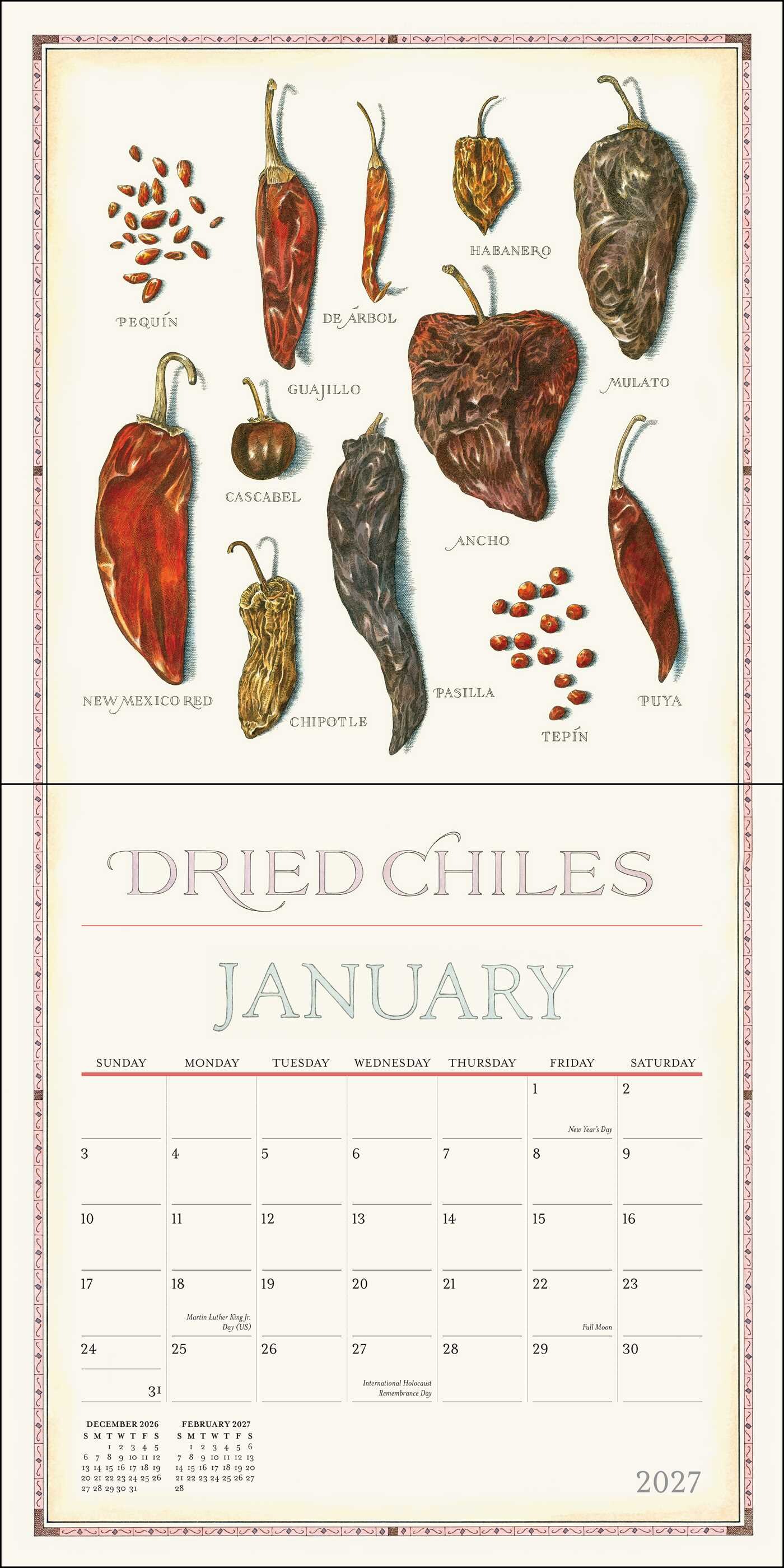 Farmer's Market 2027 Wall Calendar