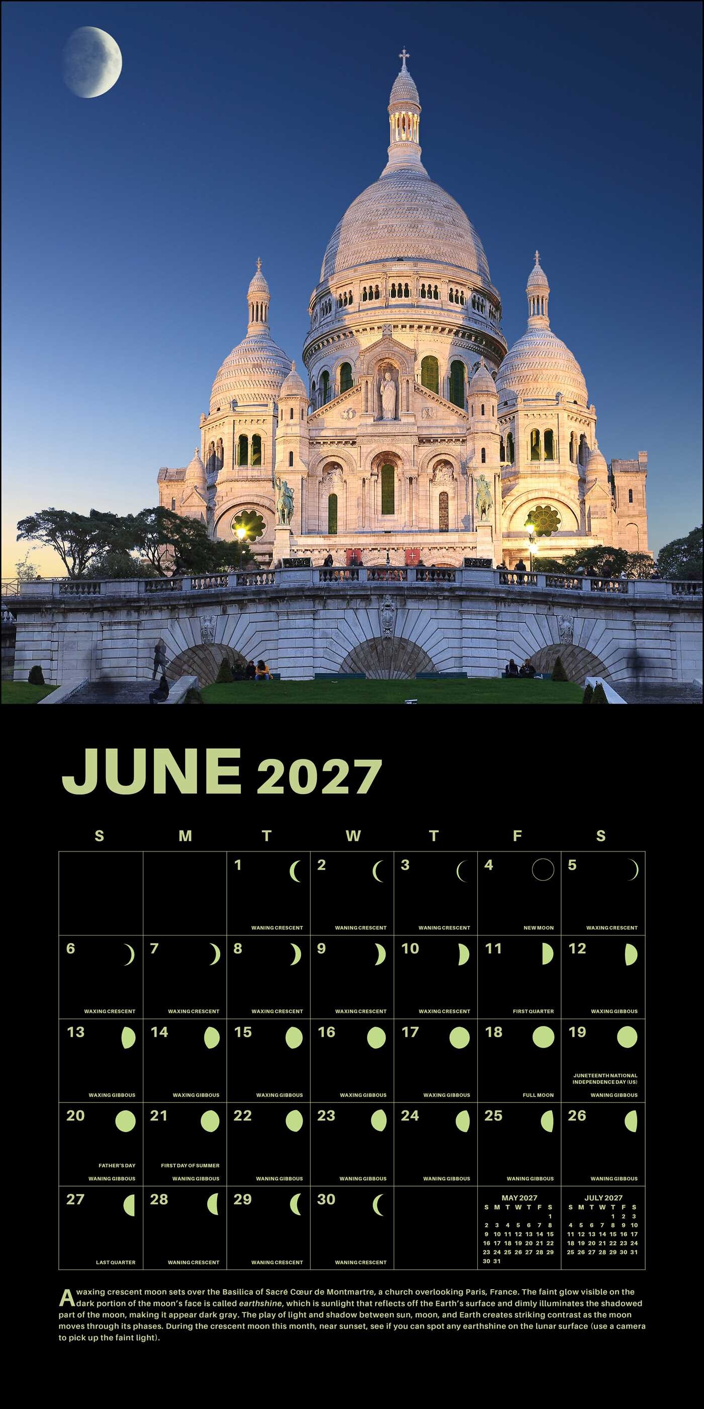 Lunar 2027 Wall Calendar