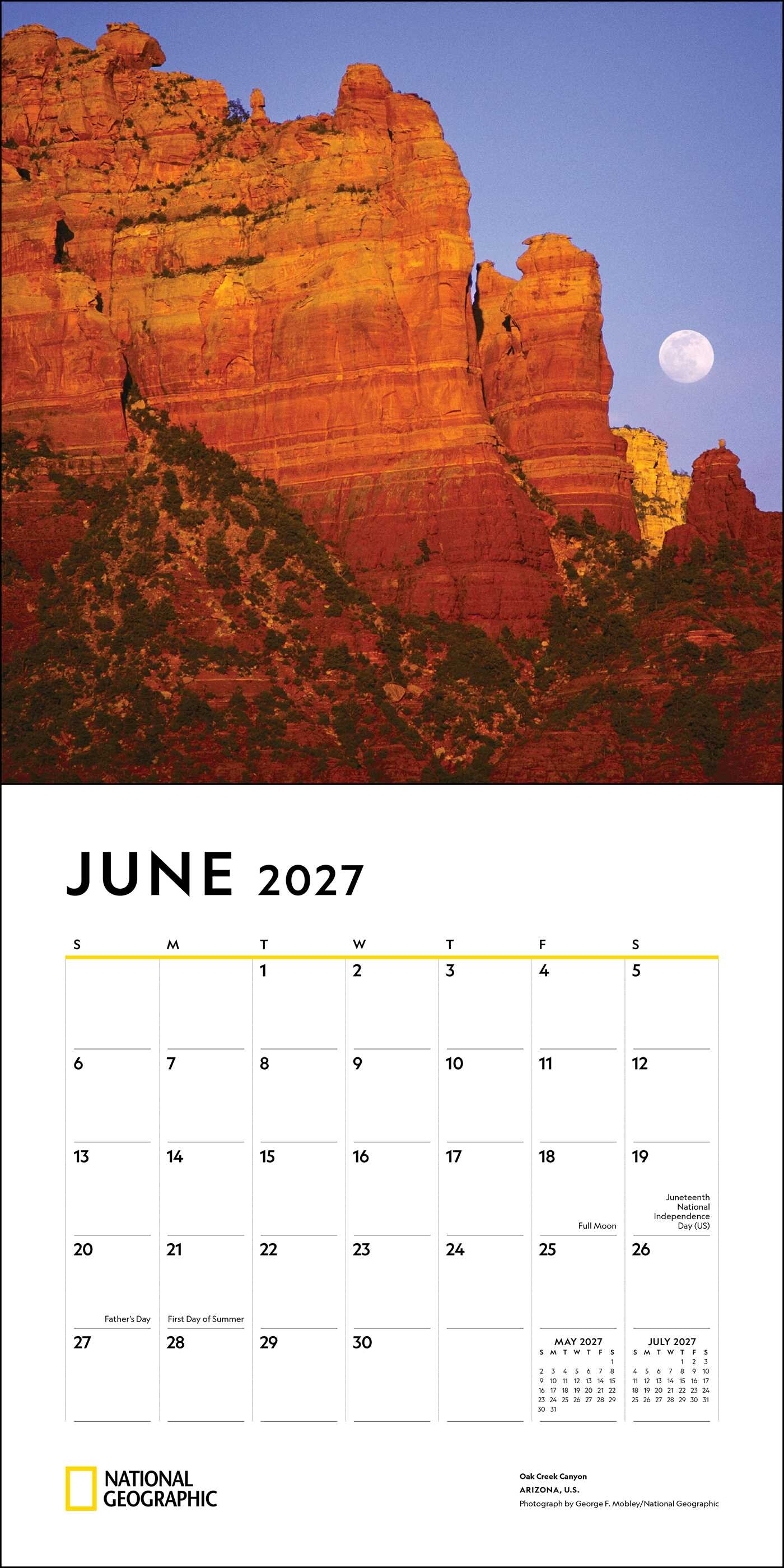 National Geographic: American Landscapes 2027 Wall Calendar
