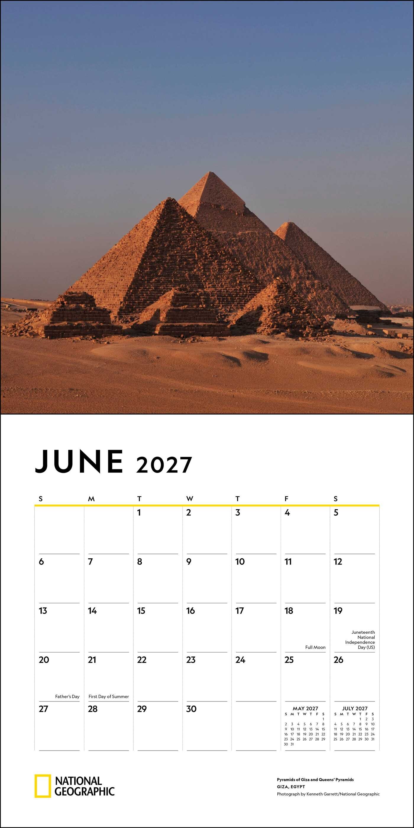 National Geographic: Journeys of a Lifetime 2027 Wall Calendar
