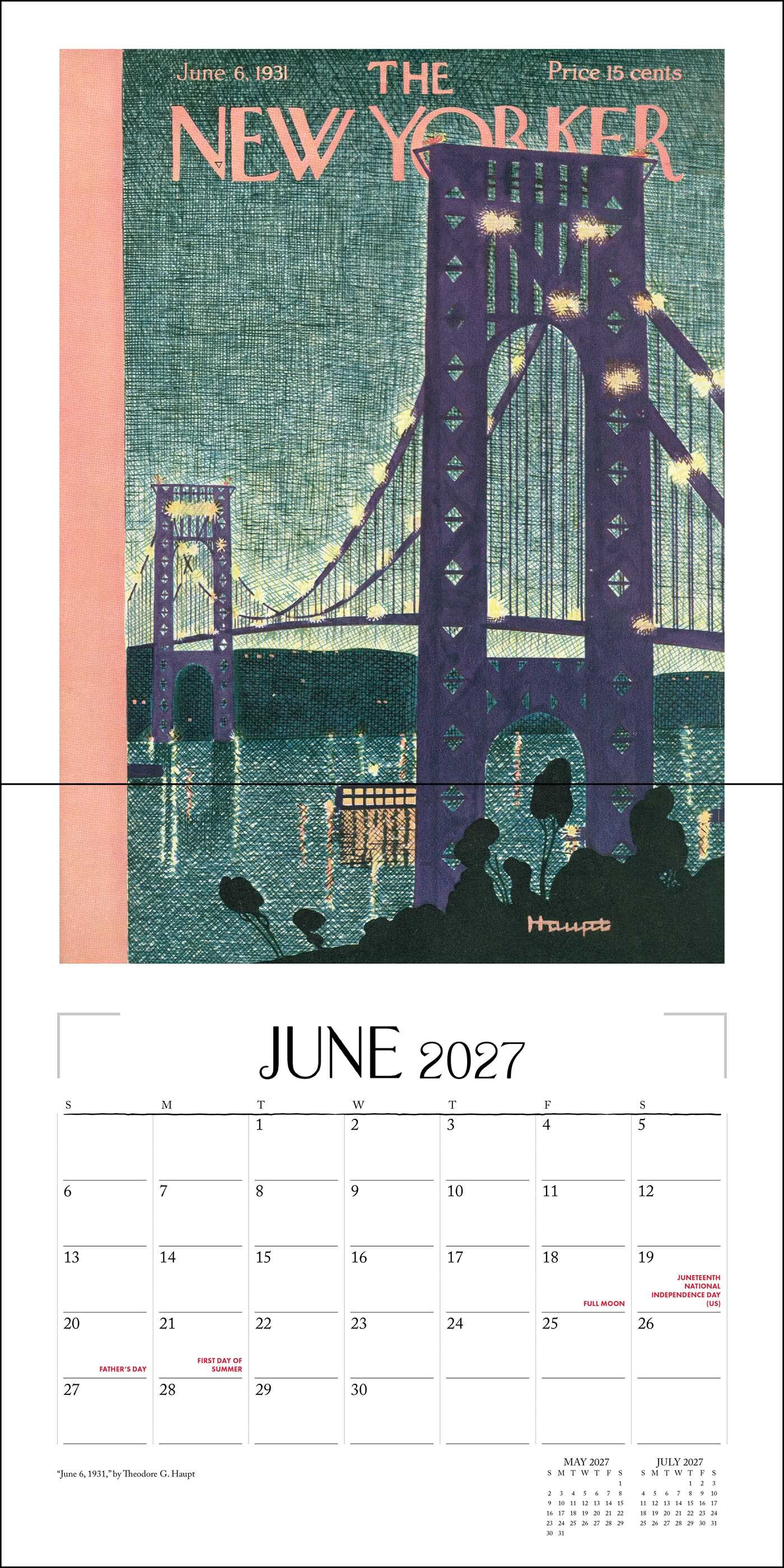 New Yorker: A City in Covers 2027 Wall Calendar