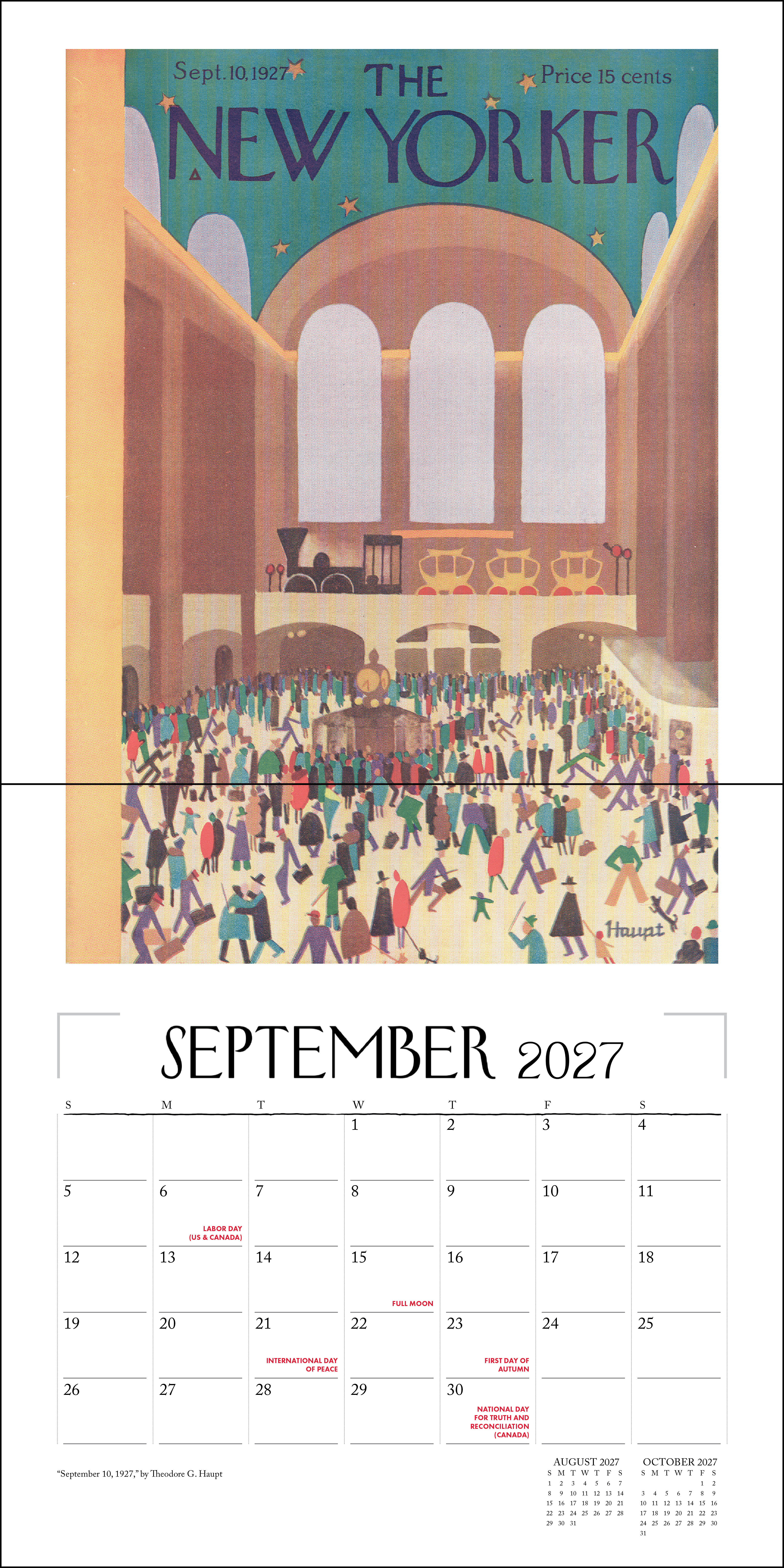 New Yorker: A City in Covers 2027 Wall Calendar