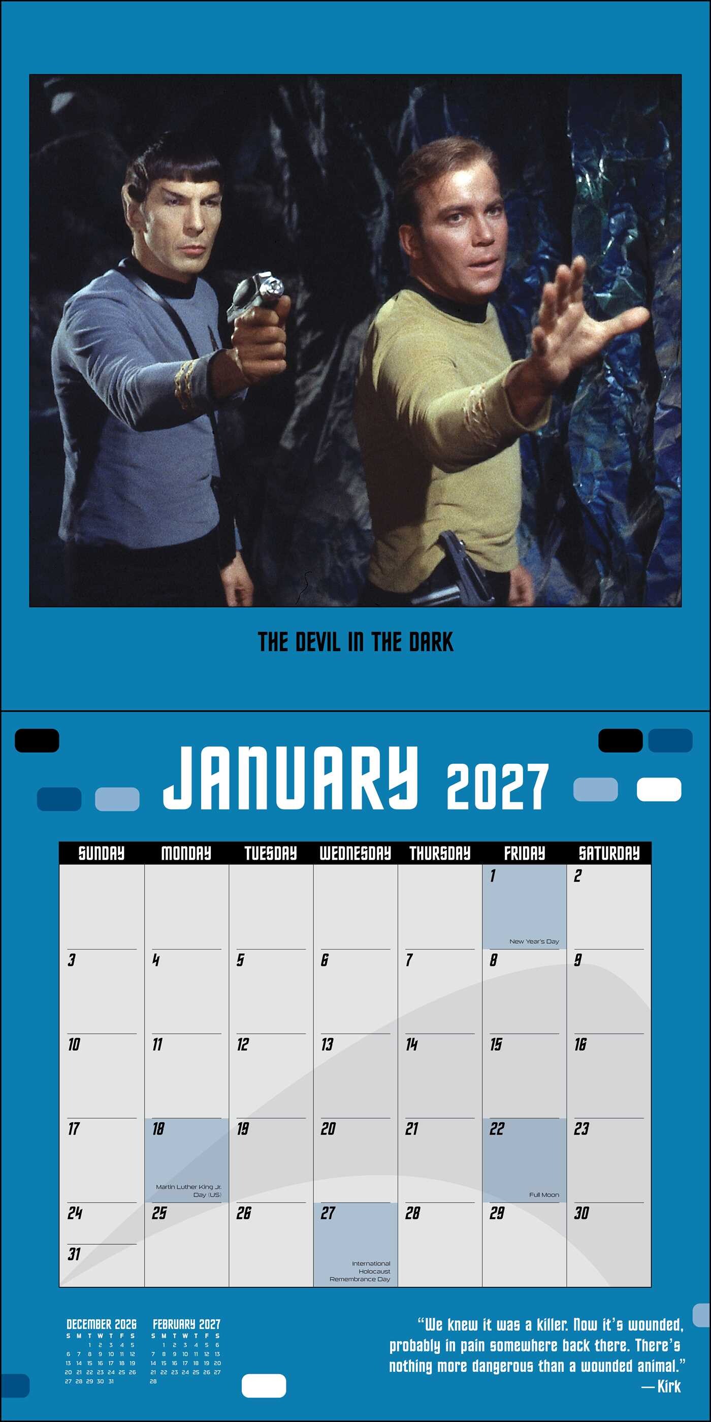 Star Trek 2027 Wall Calendar