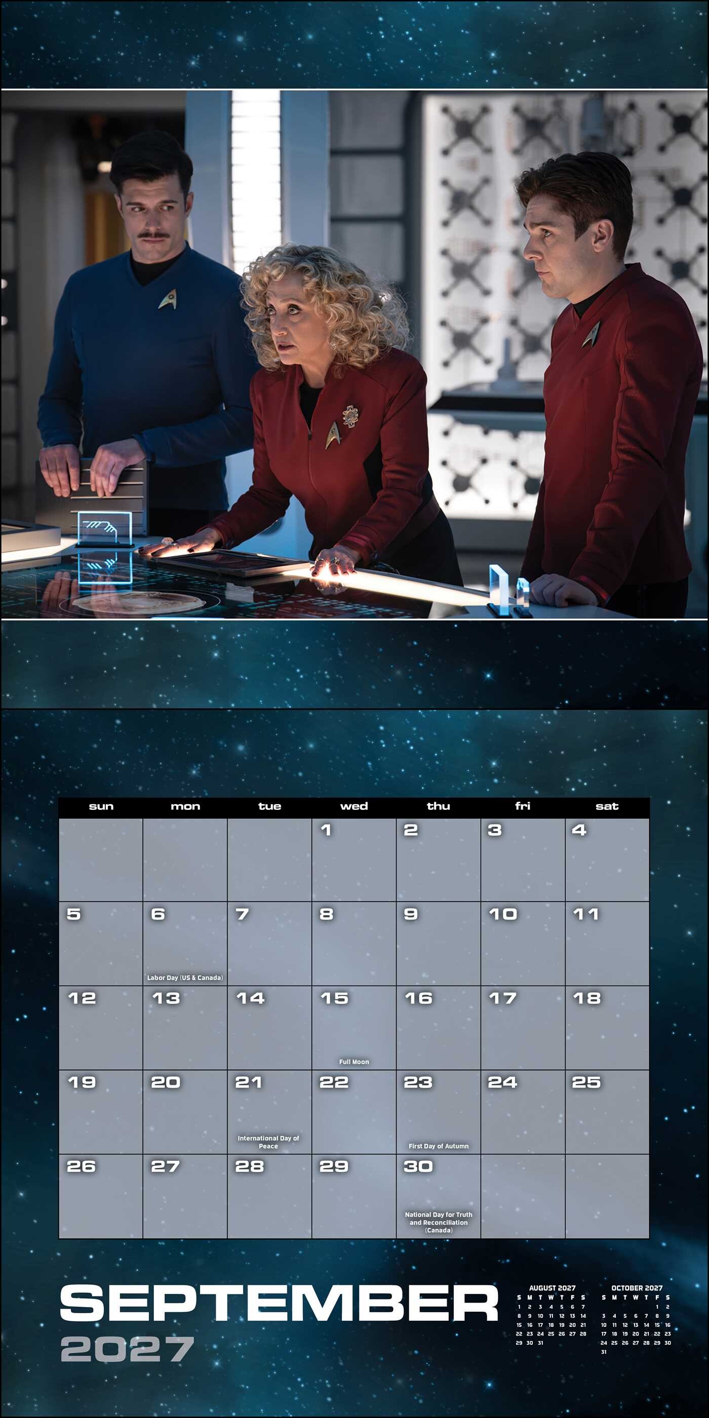 Star Trek: Strange New Worlds 2027 Wall Calendar