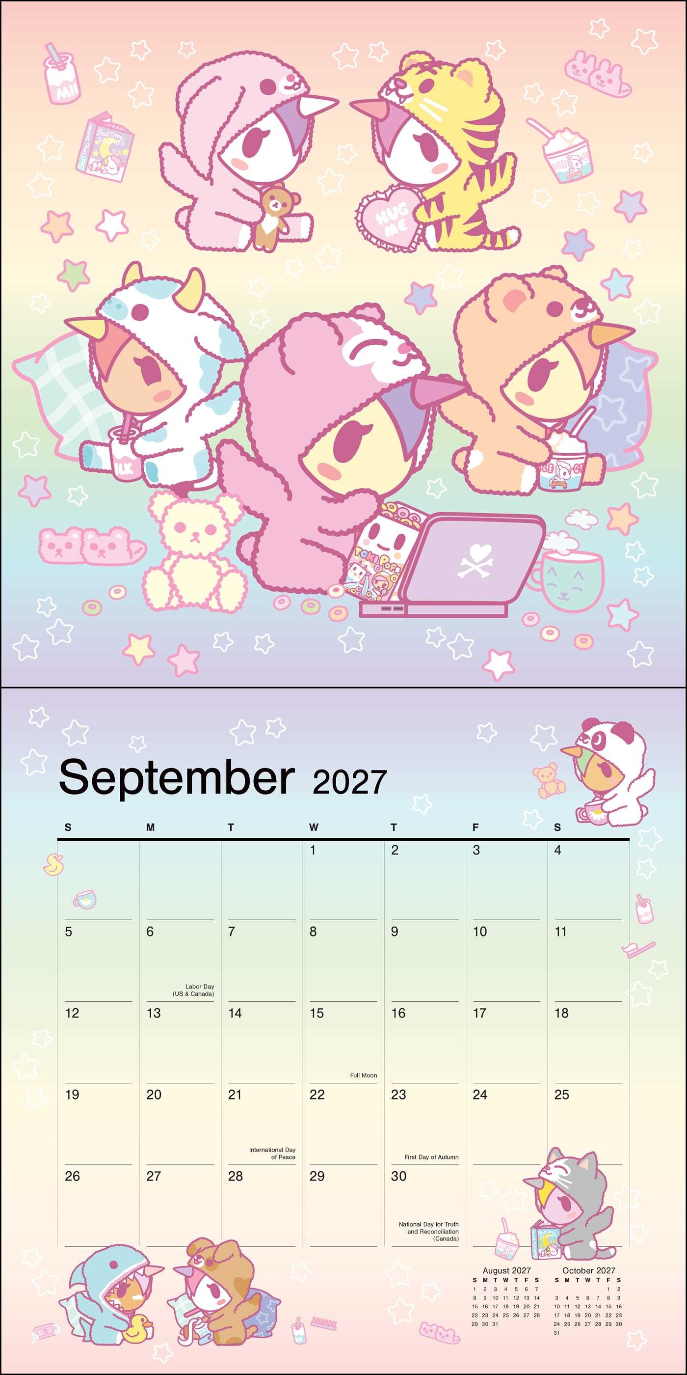 tokidoki 2027 Wall Calendar (Includes Stickers)