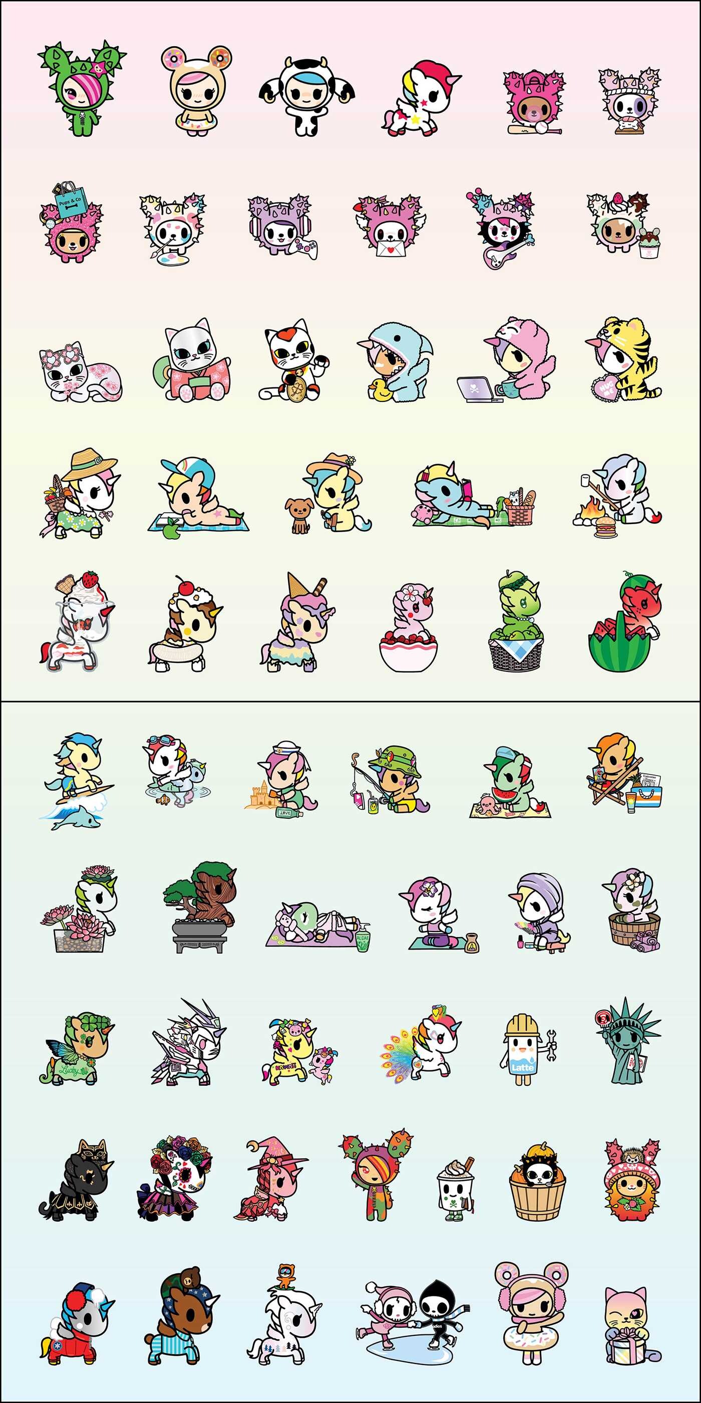 tokidoki 2027 Wall Calendar (Includes Stickers)