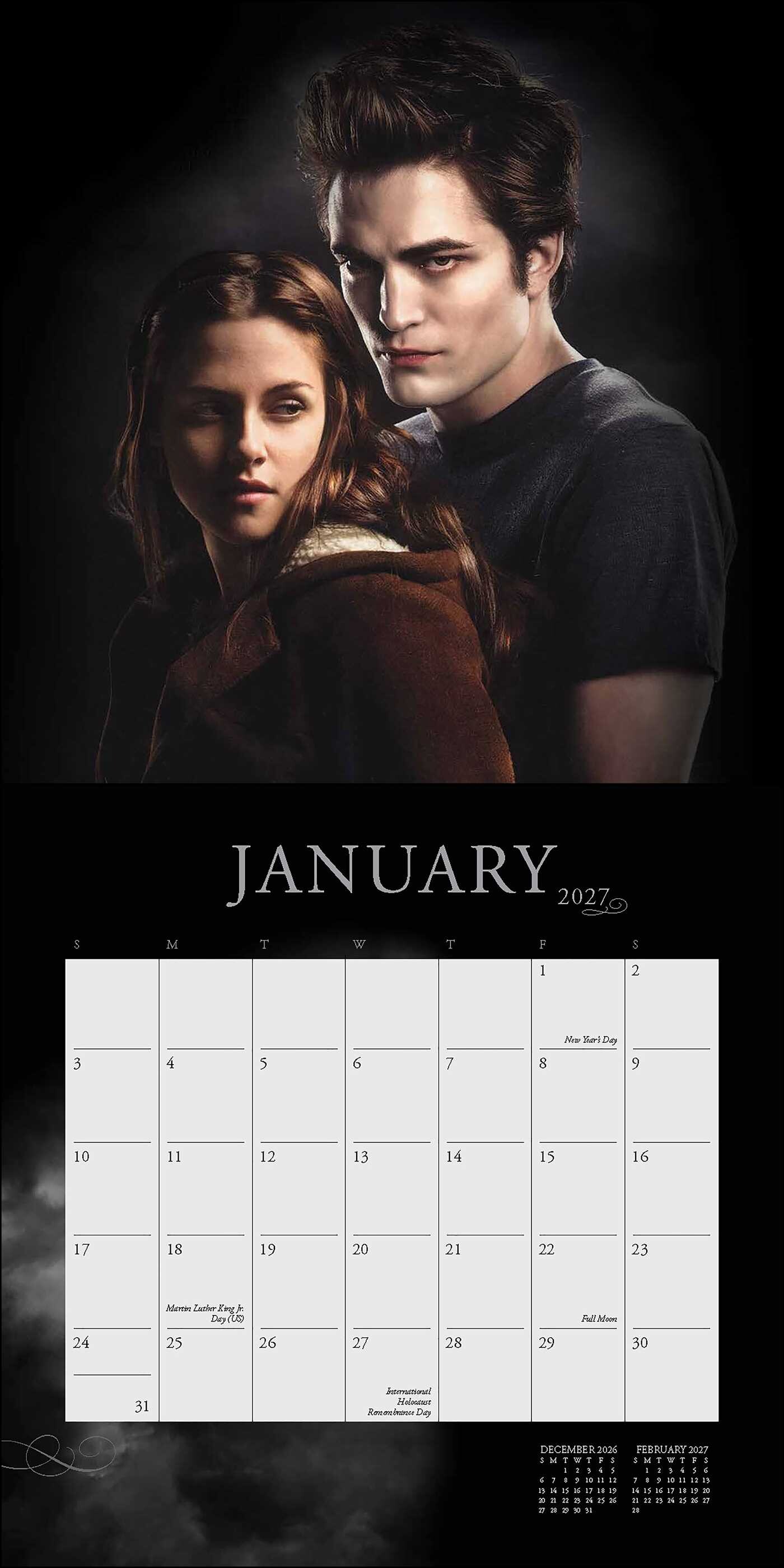 Twilight 2027 Wall Calendar (Includes Full-Color Poster)