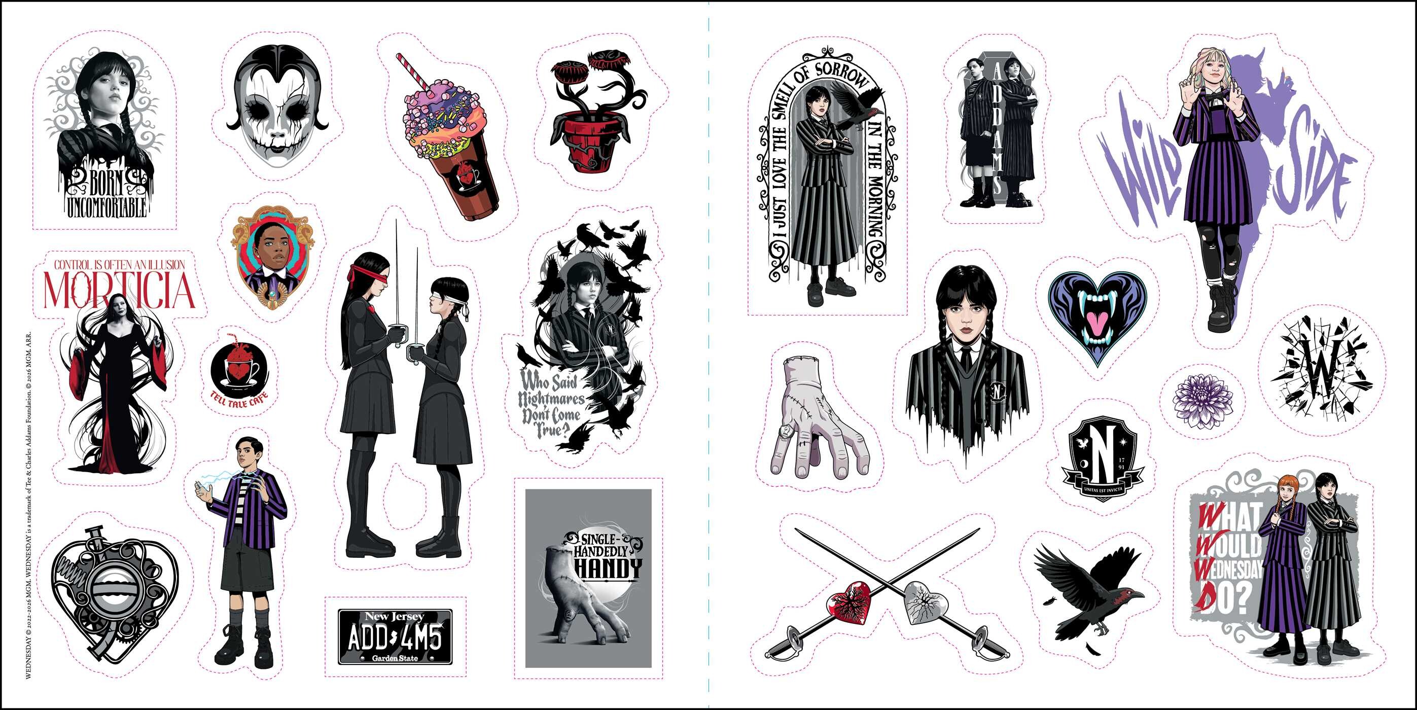 Wednesday 2027 Wall Calendar (Includes Stickers)