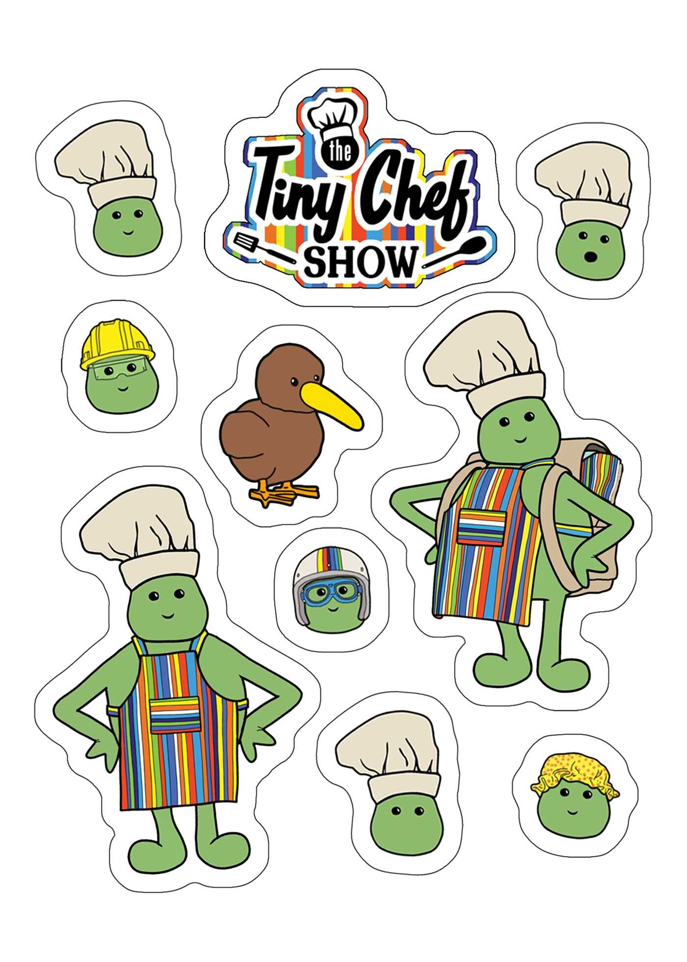 Tiny Chef 2027 Wall Calendar with Bonus Stickers