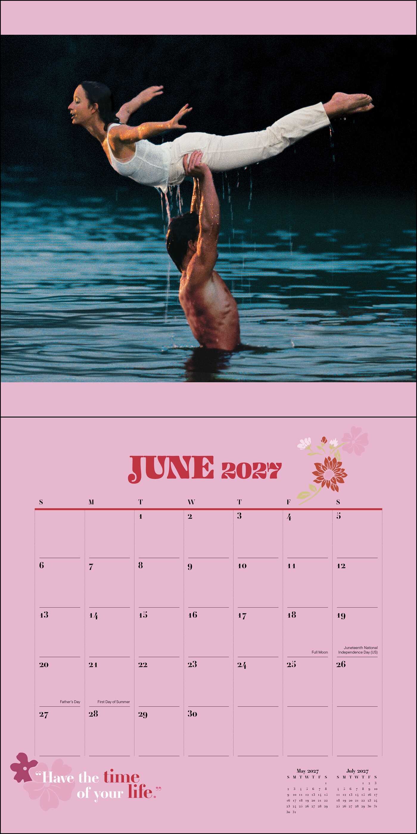 Dirty Dancing 2027 Wall Calendar