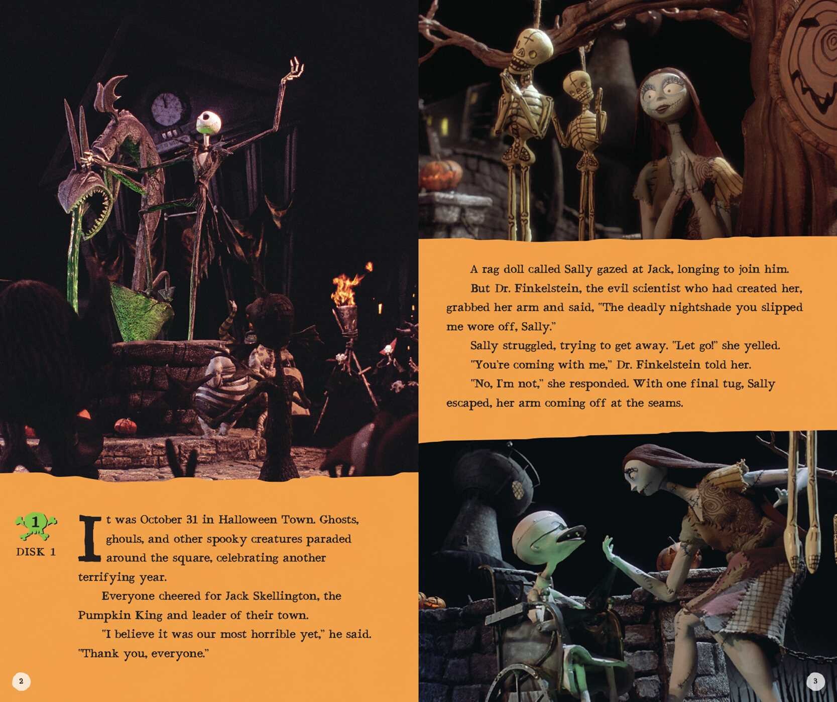 Disney: Tim Burton's The Nightmare Before Christmas Movie Theater Storybook & Movie Projector