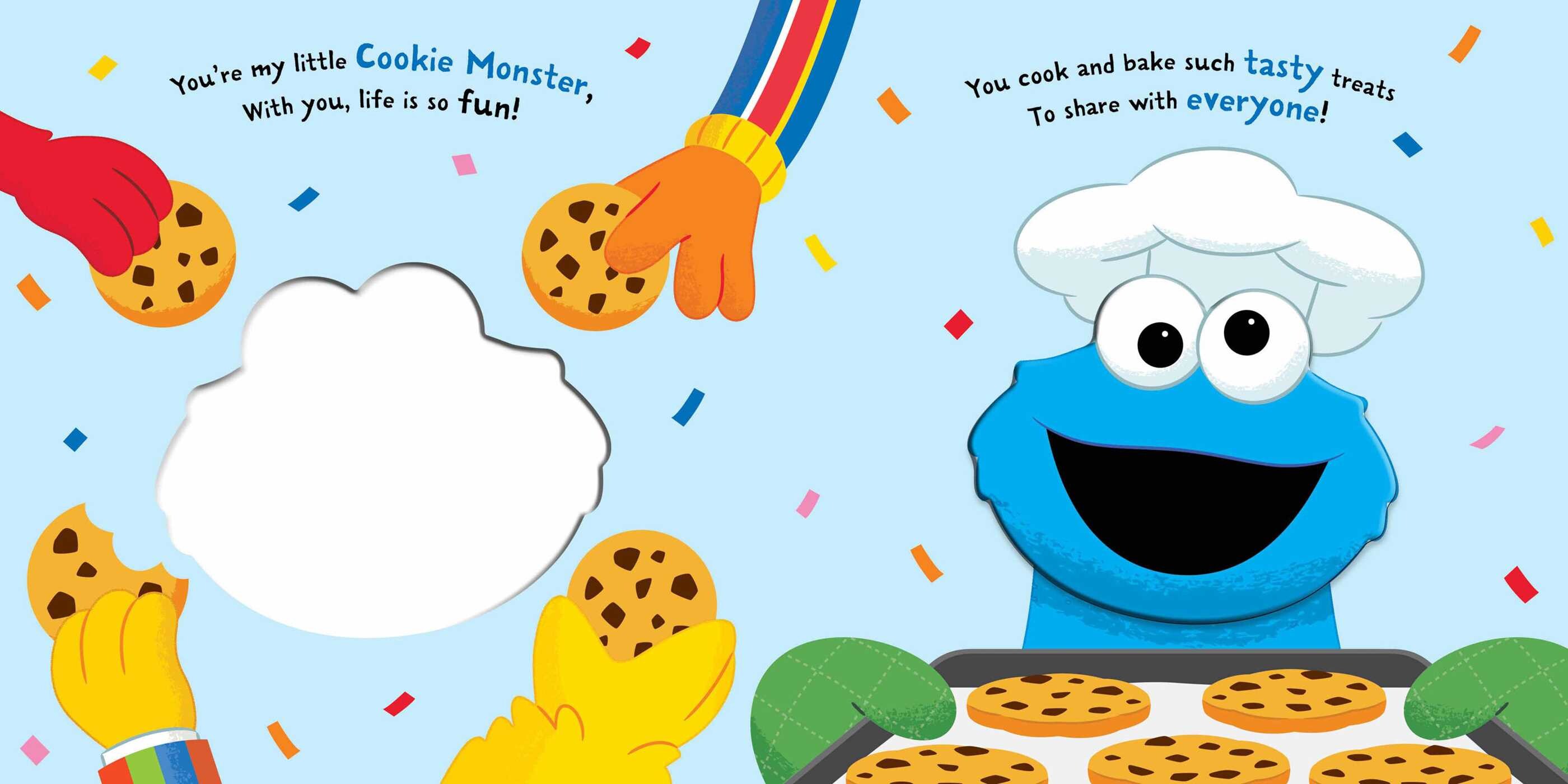 Sesame Street: You're My Little Cookie Monster (Board Book for Babies and Toddlers 2-5 years old)