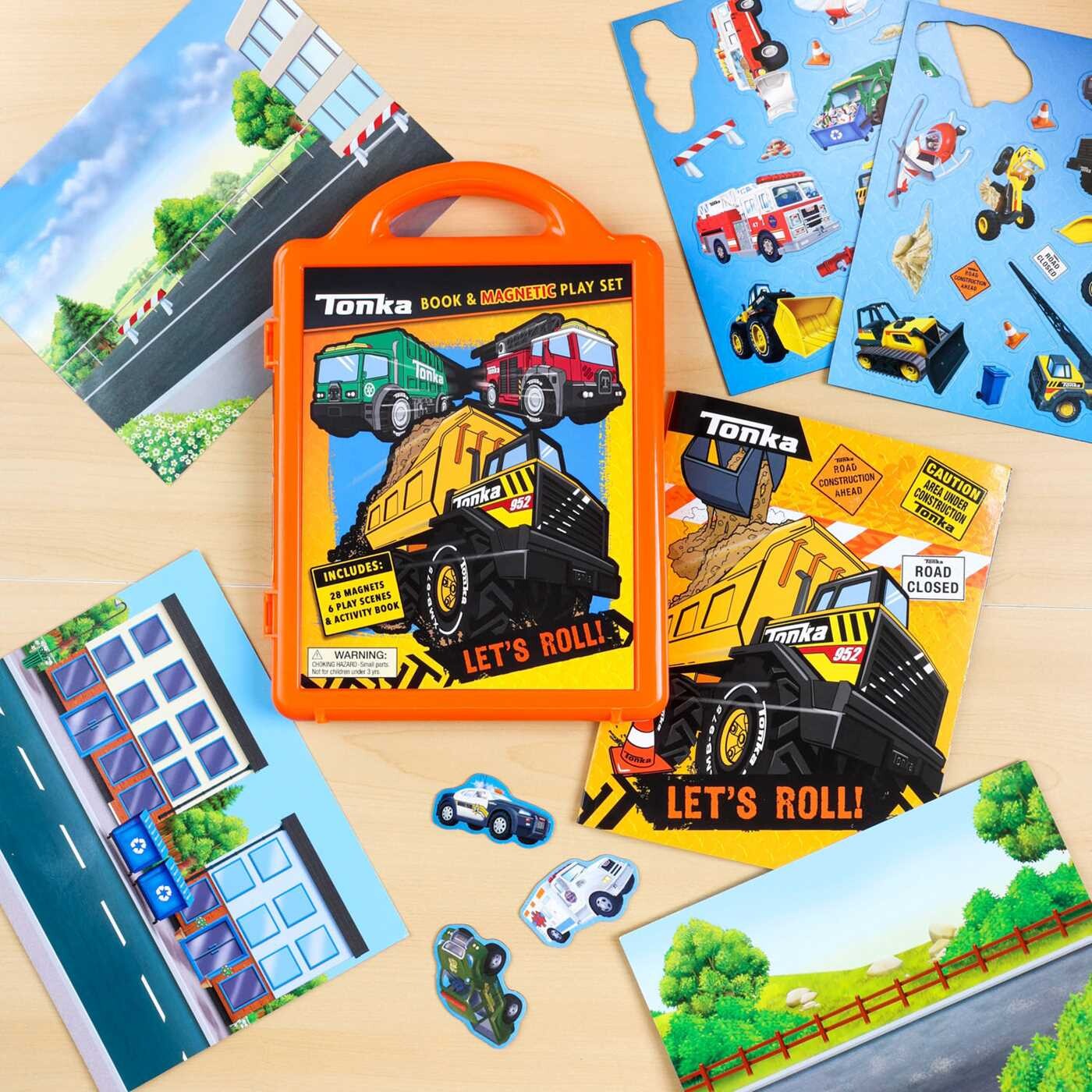 Tonka: Magnetic Play Set: Let's Roll! - Book Summary & Video | Official ...