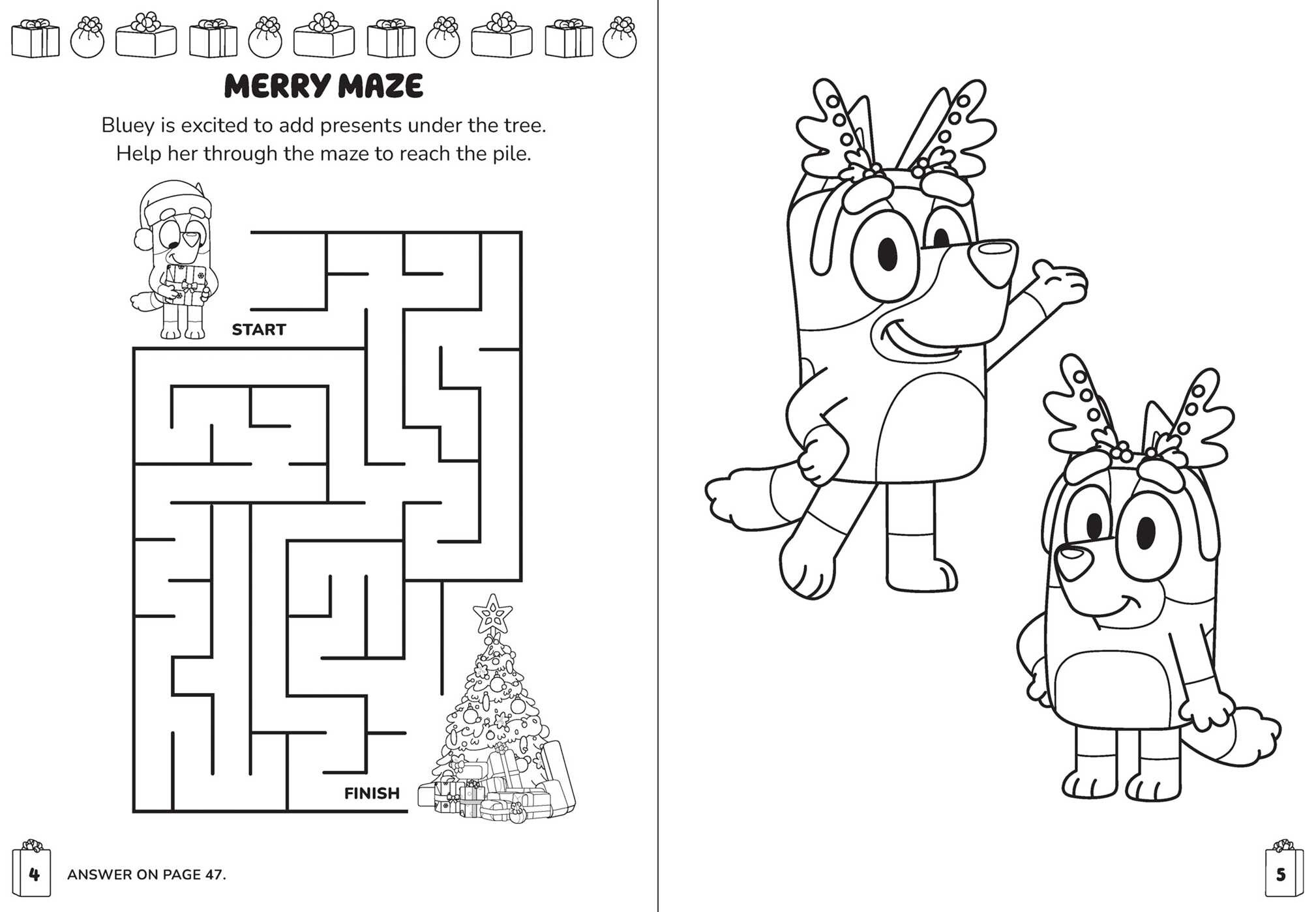 Bluey Colortivity: Hooray Christmas!