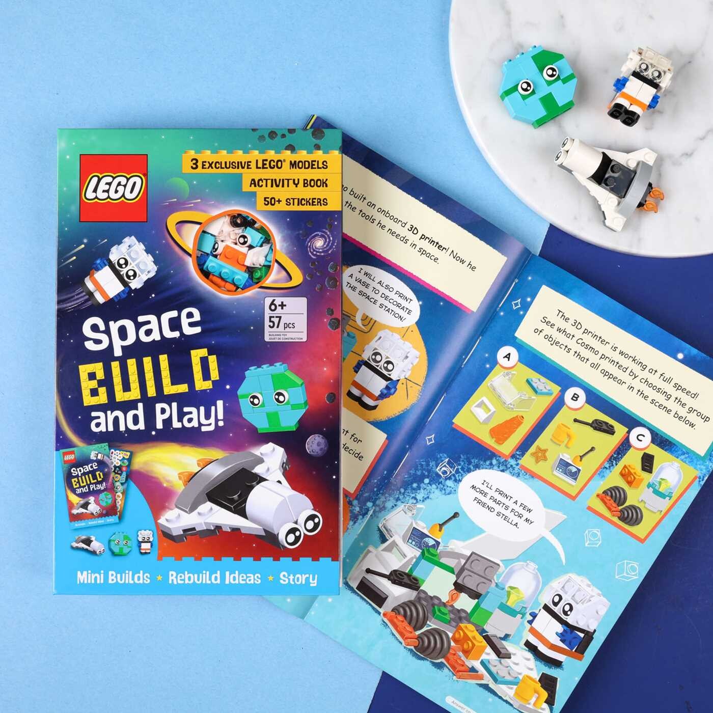 LEGO Books: Space Build and Play Box