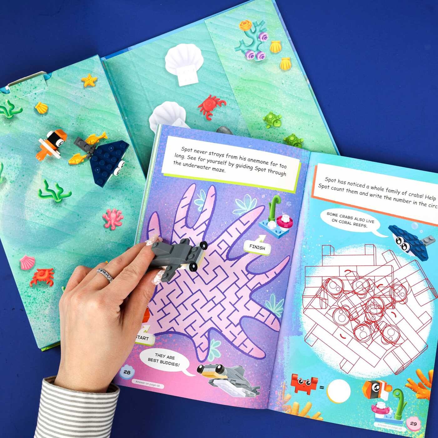 LEGO Books: Shark & Friends Build and Play Box