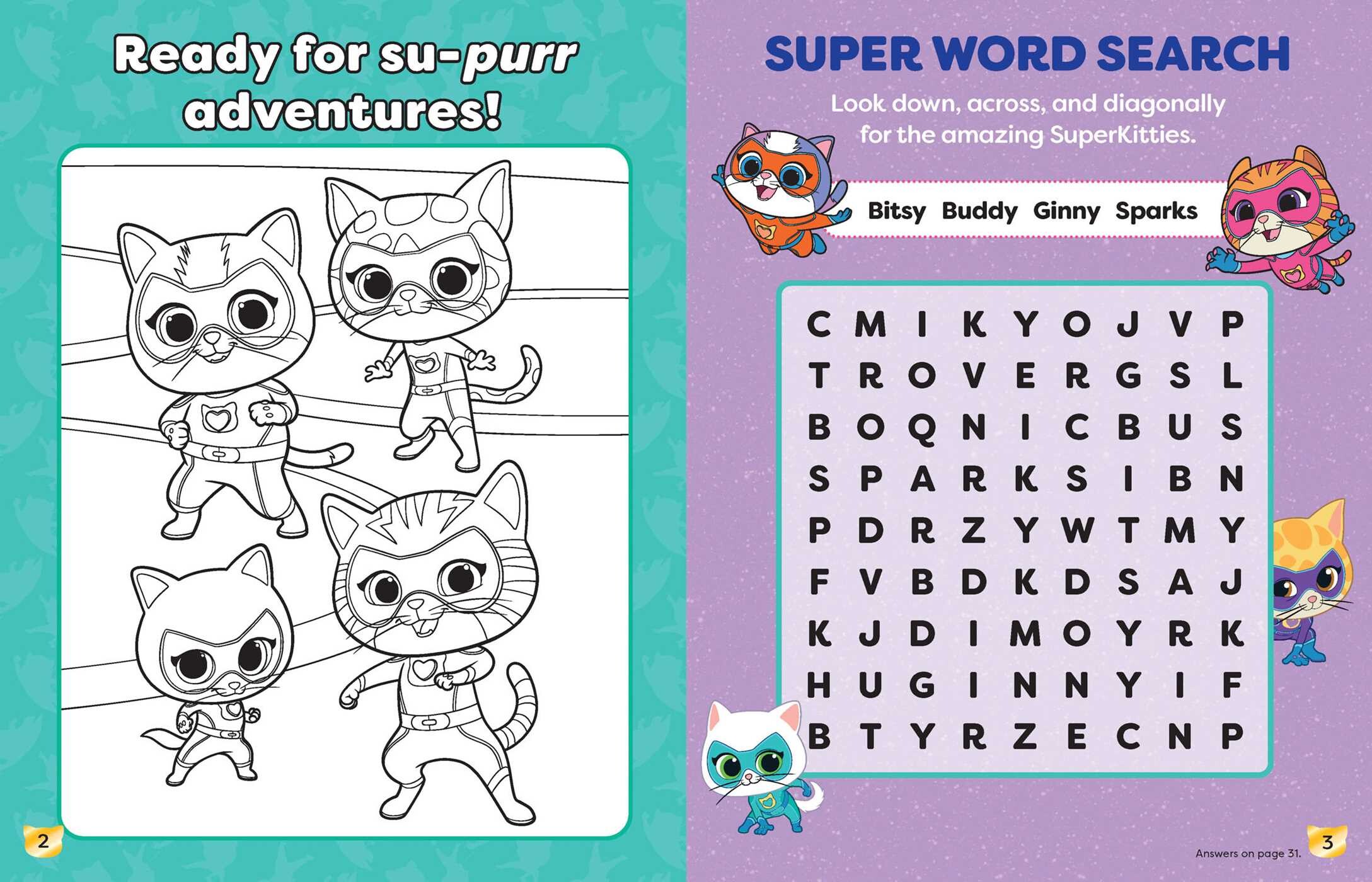 Disney SuperKitties: Magnetic Play Set