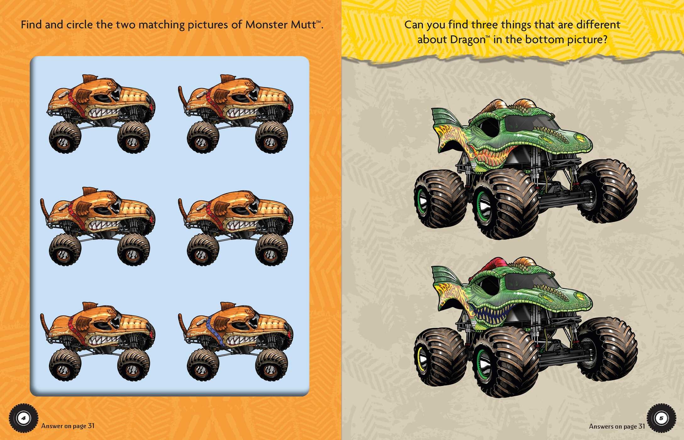 Monster Jam Magnetic Play Set