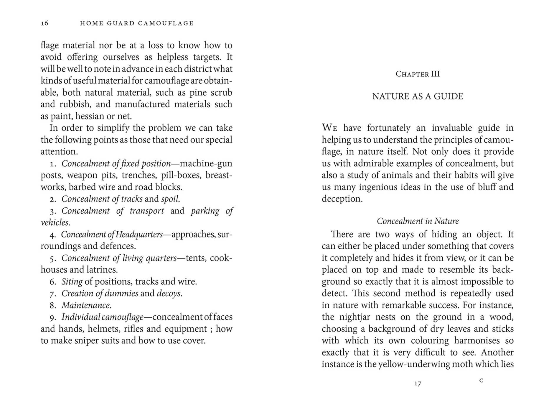 Home Guard Manual of Camouflage
