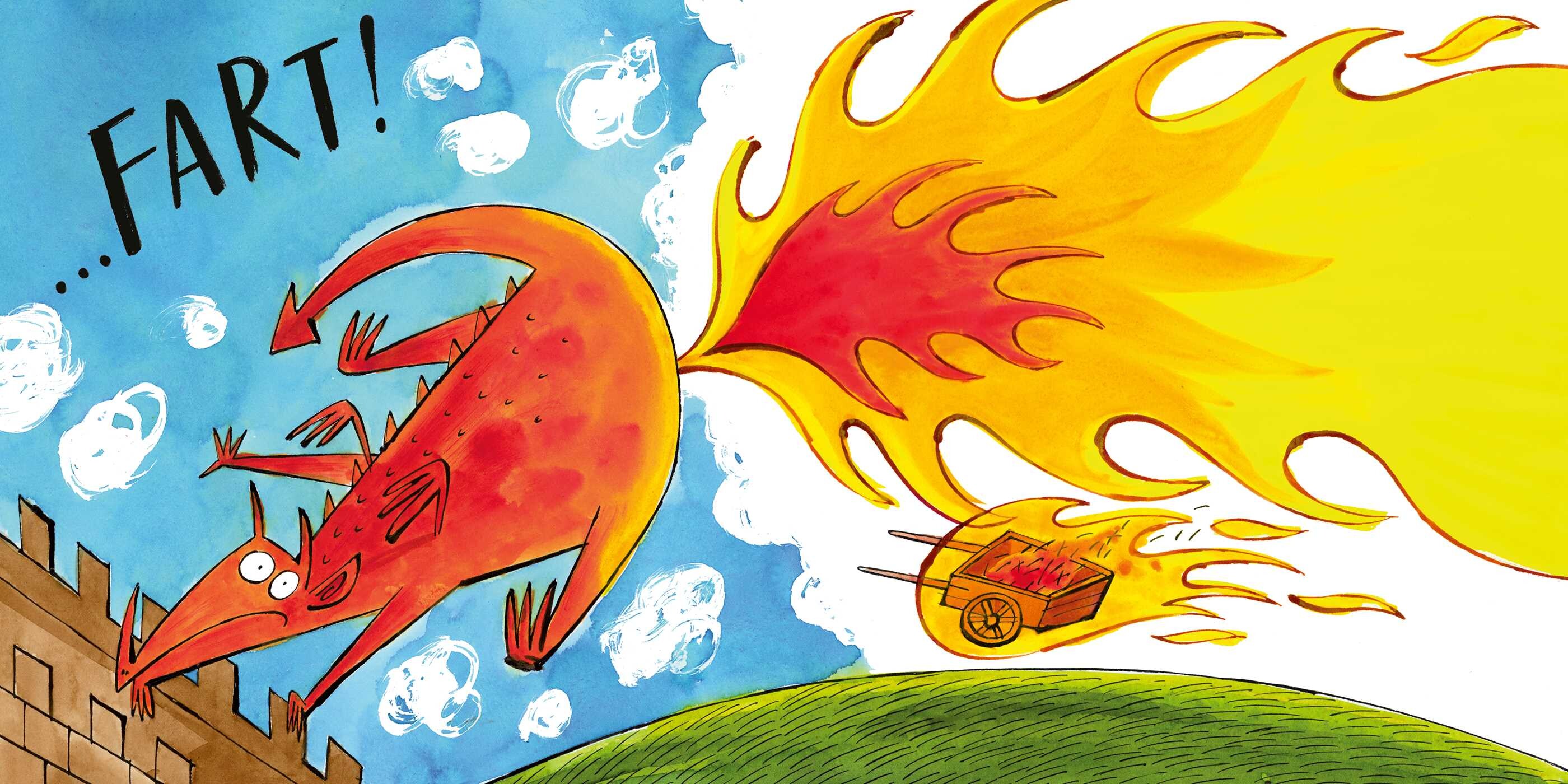 Dragon with the Blazing Bottom