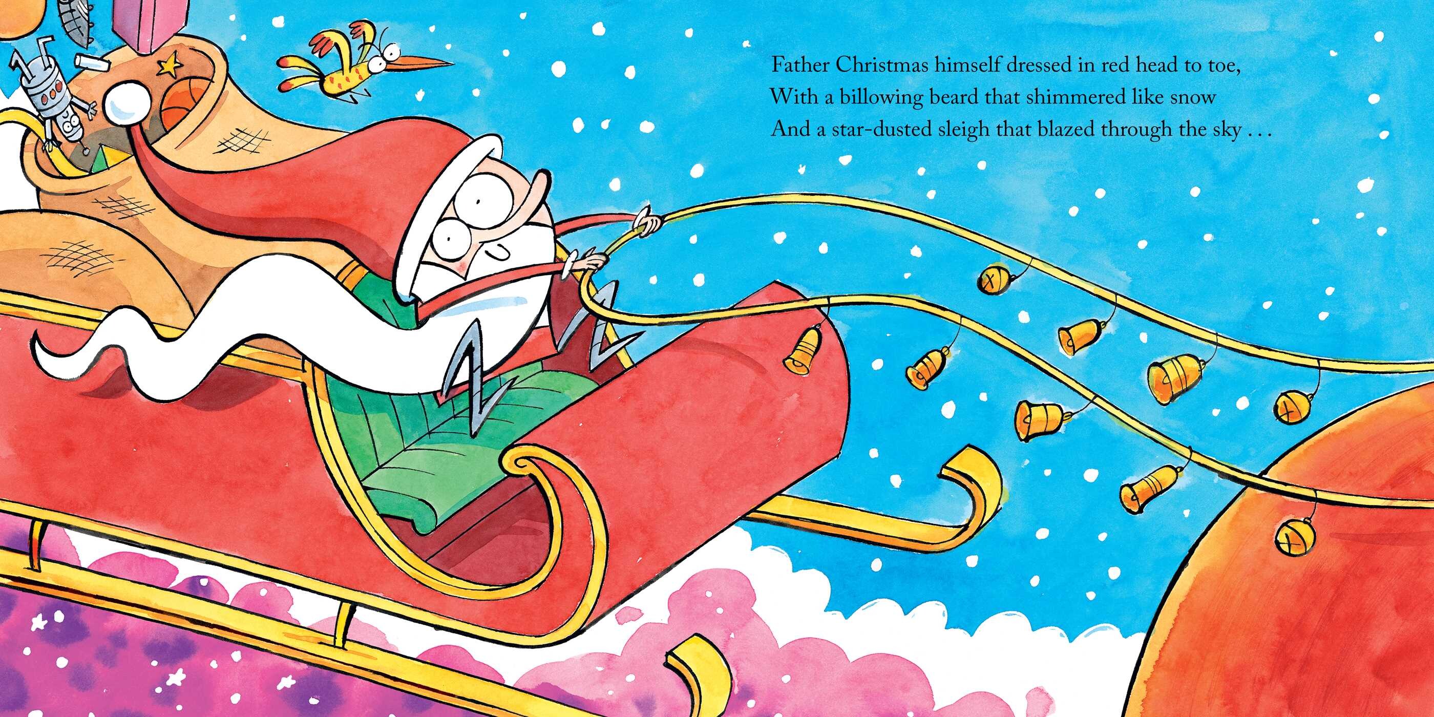 Dragon with the Blazing Bottom at Christmas
