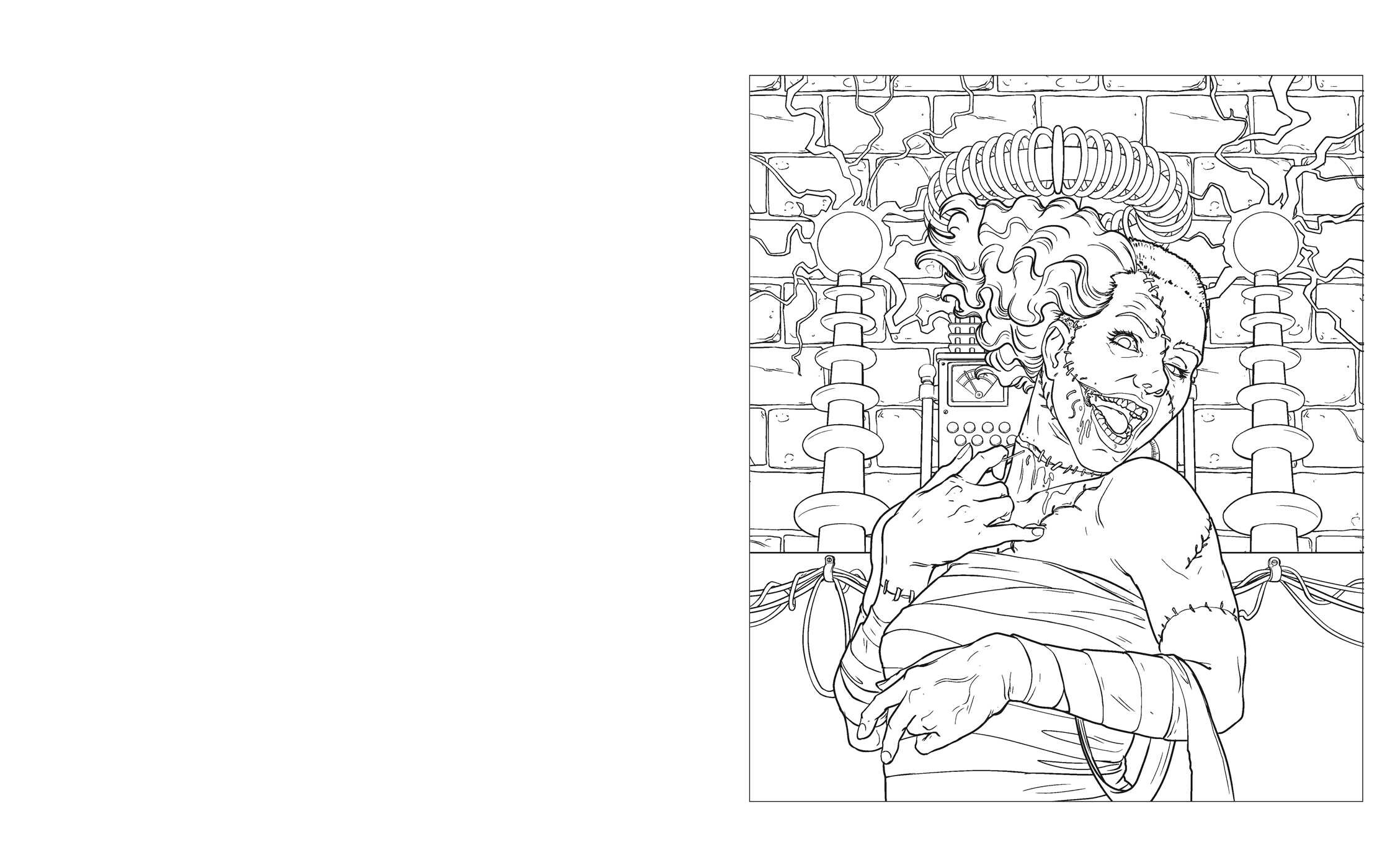 Ghoulish Horror Coloring Kit