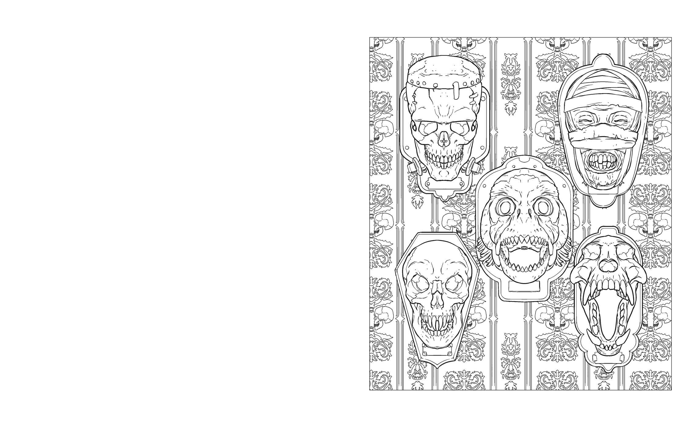 Ghoulish Horror Coloring Kit