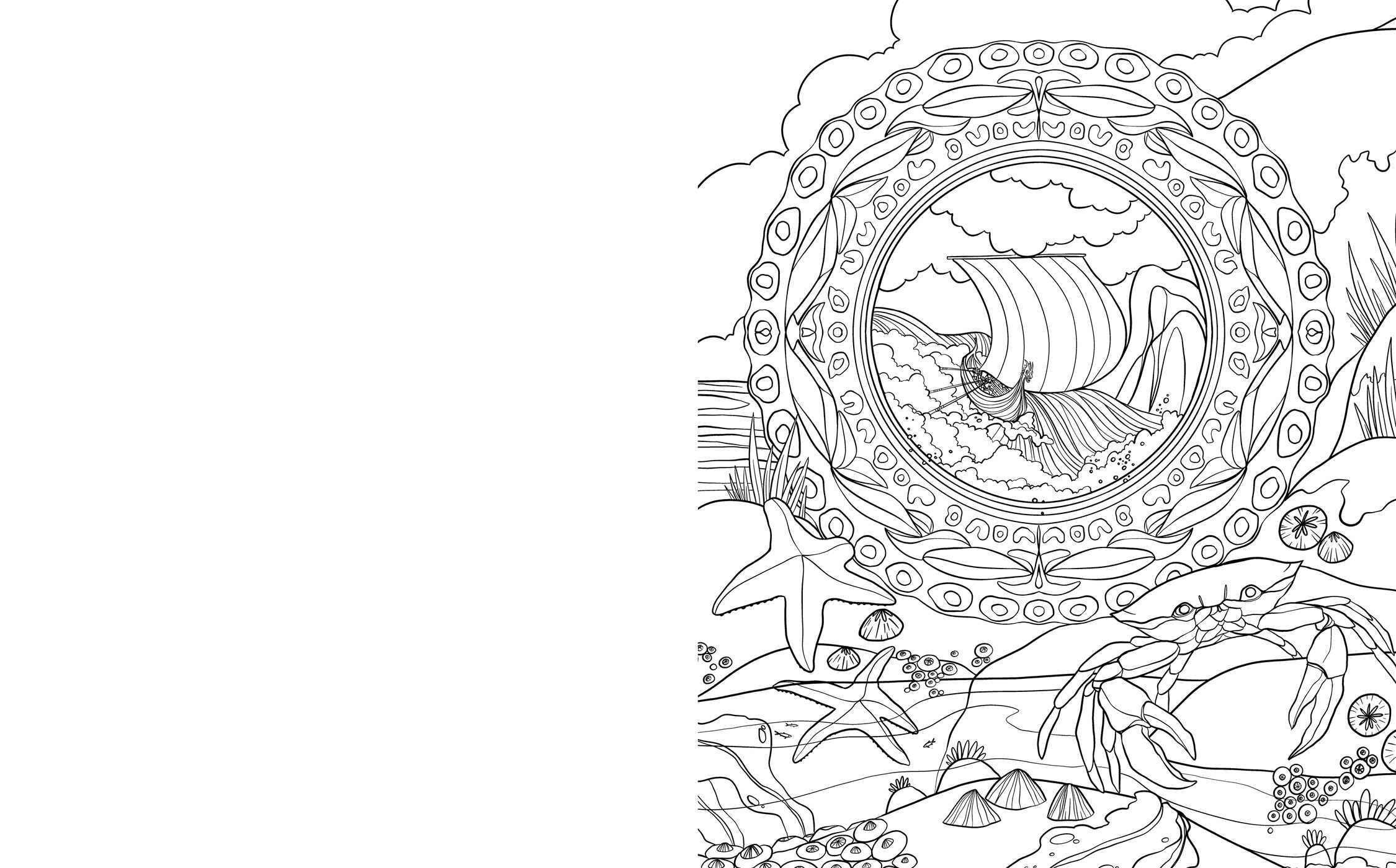 Magic Mirrors Coloring Book