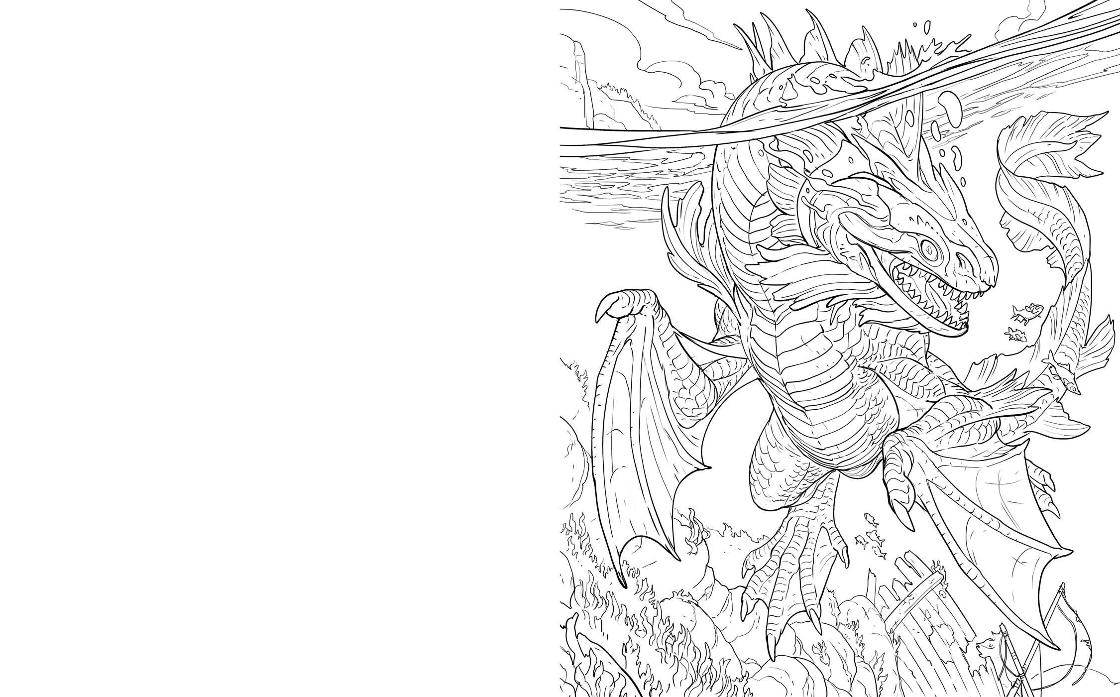 Dragoncore Coloring Book