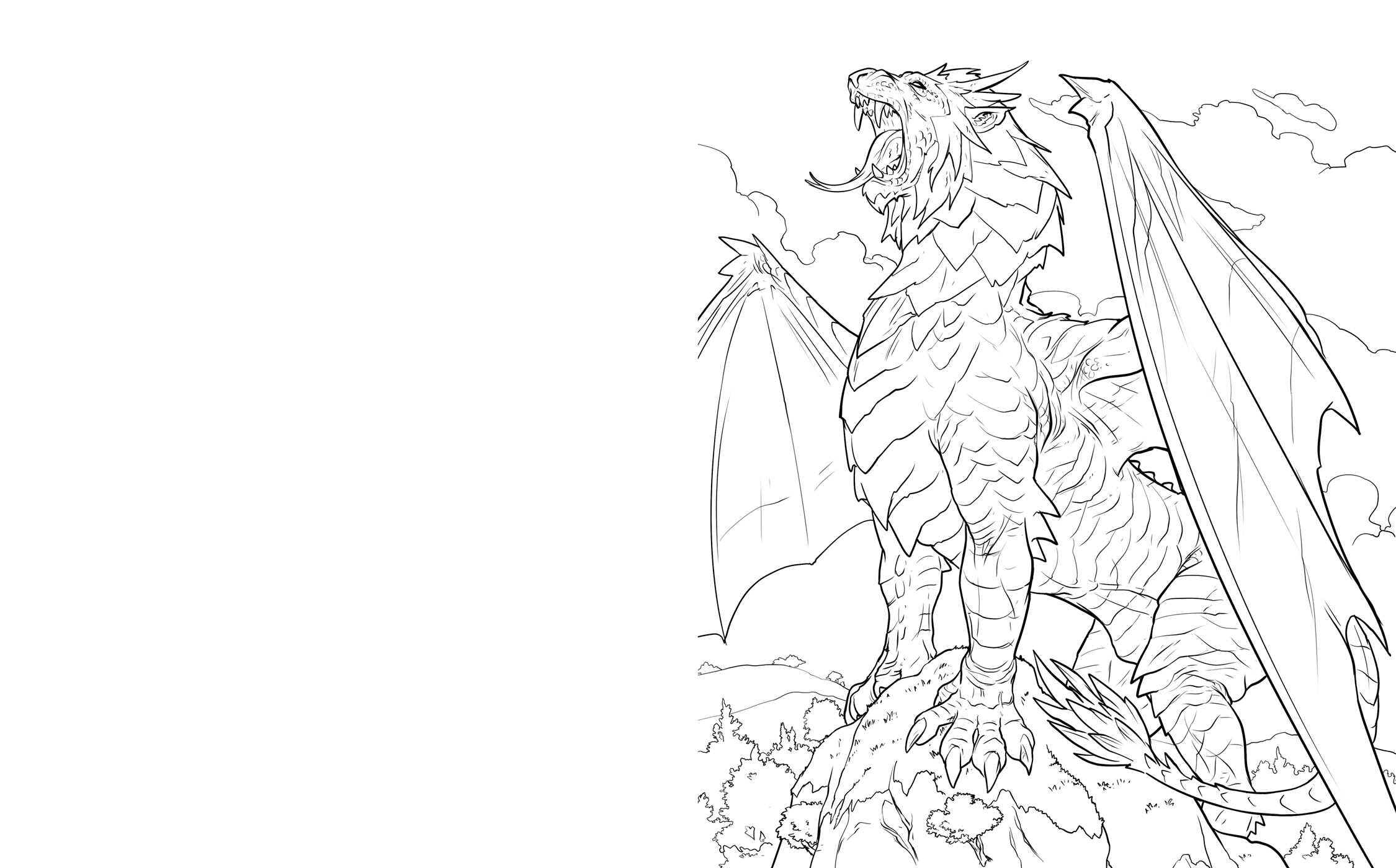 Dragoncore Coloring Book