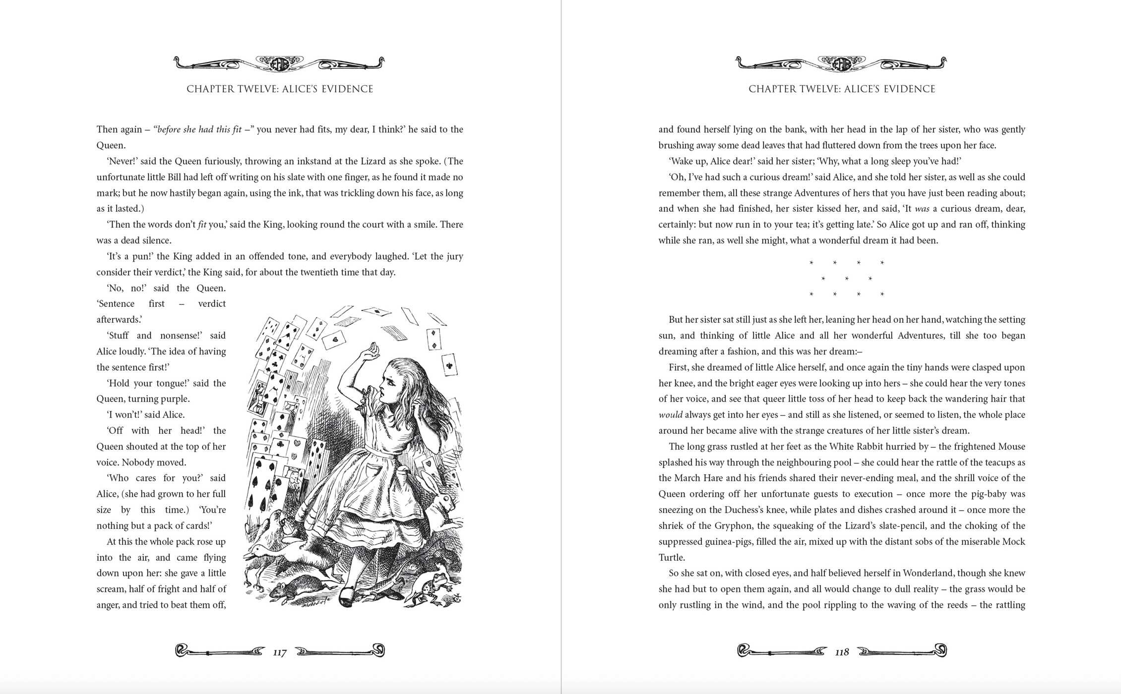 Alice's Adventures In Wonderland and Through the Looking Glass