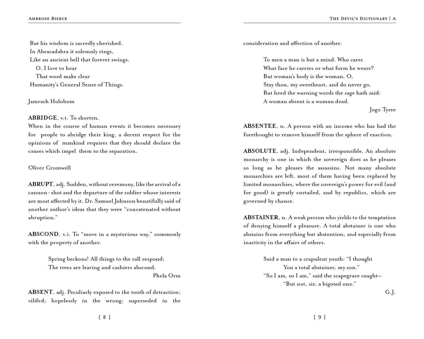 Devil's Dictionary