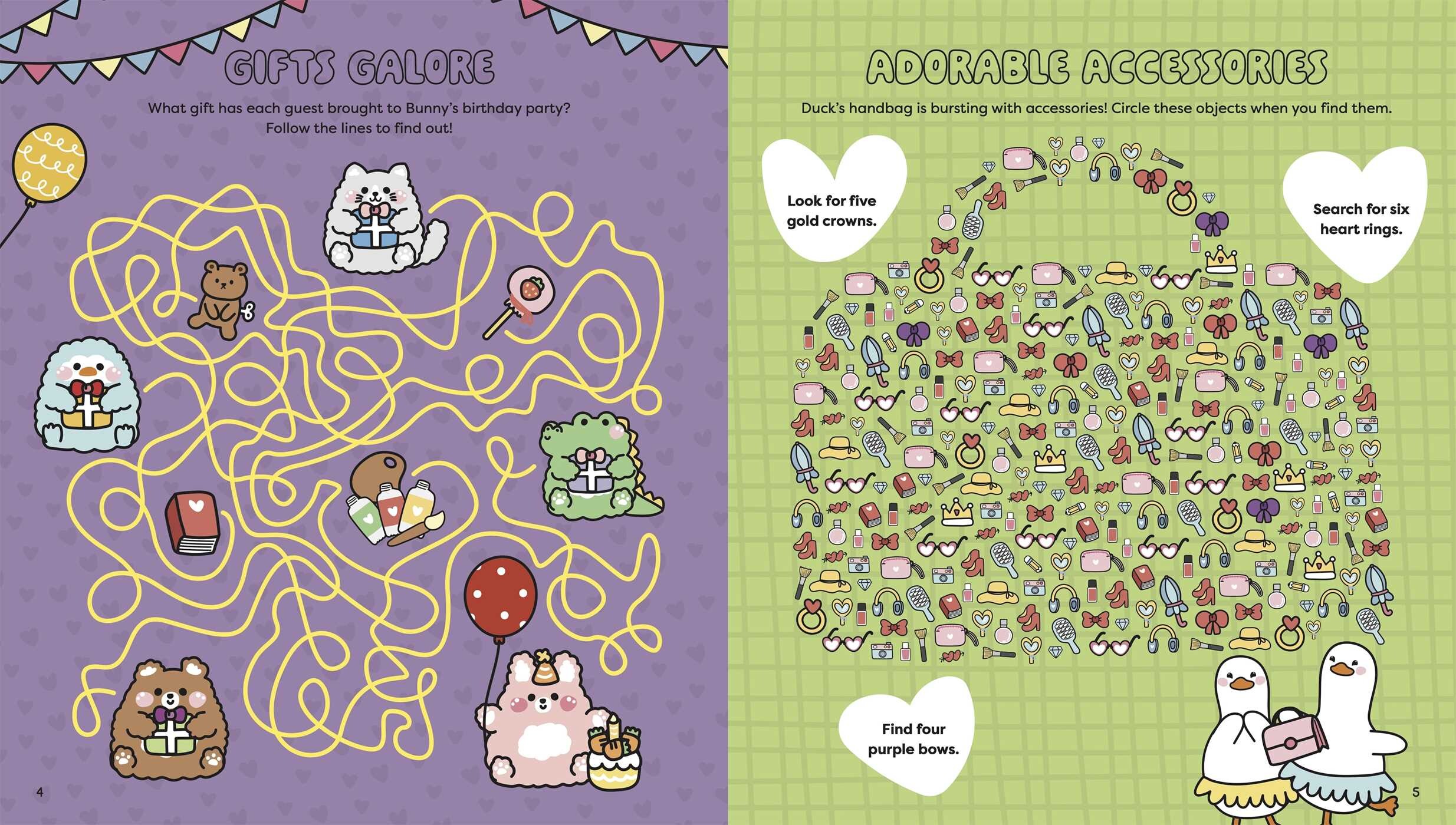 Kawaii Cuties Activity Book