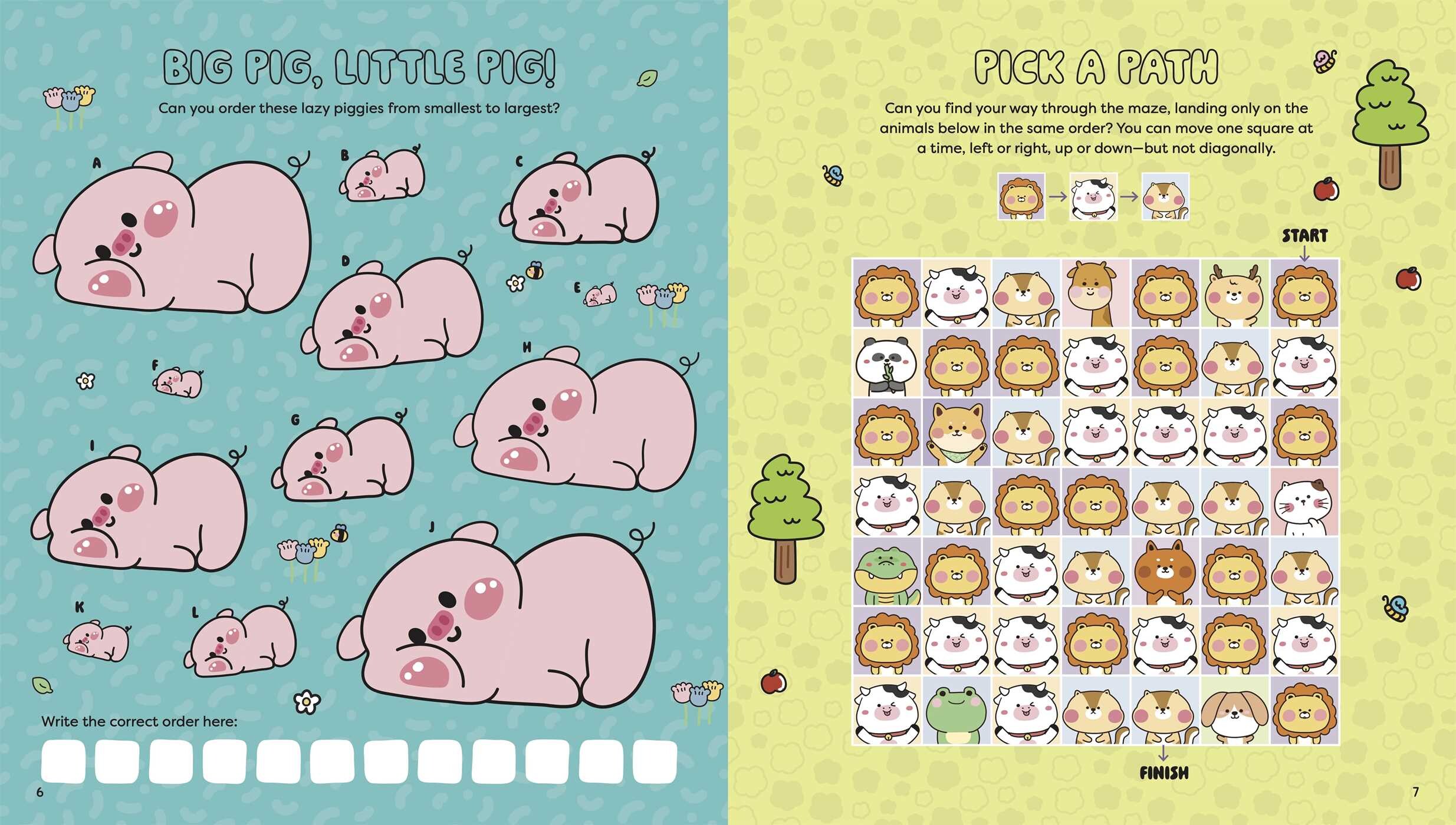 Kawaii Cuties Activity Book