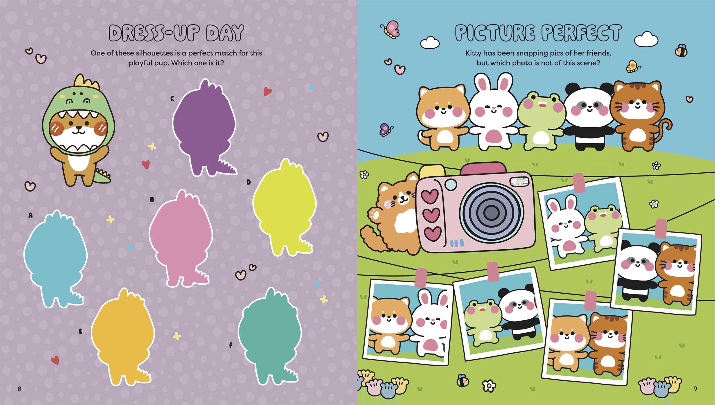 Kawaii Cuties Activity Book