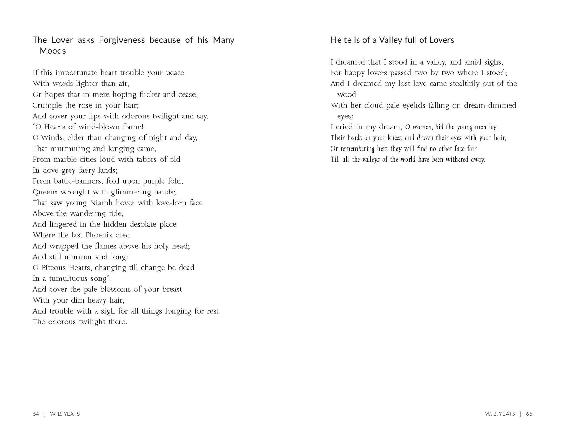 Poetry of W. B. Yeats