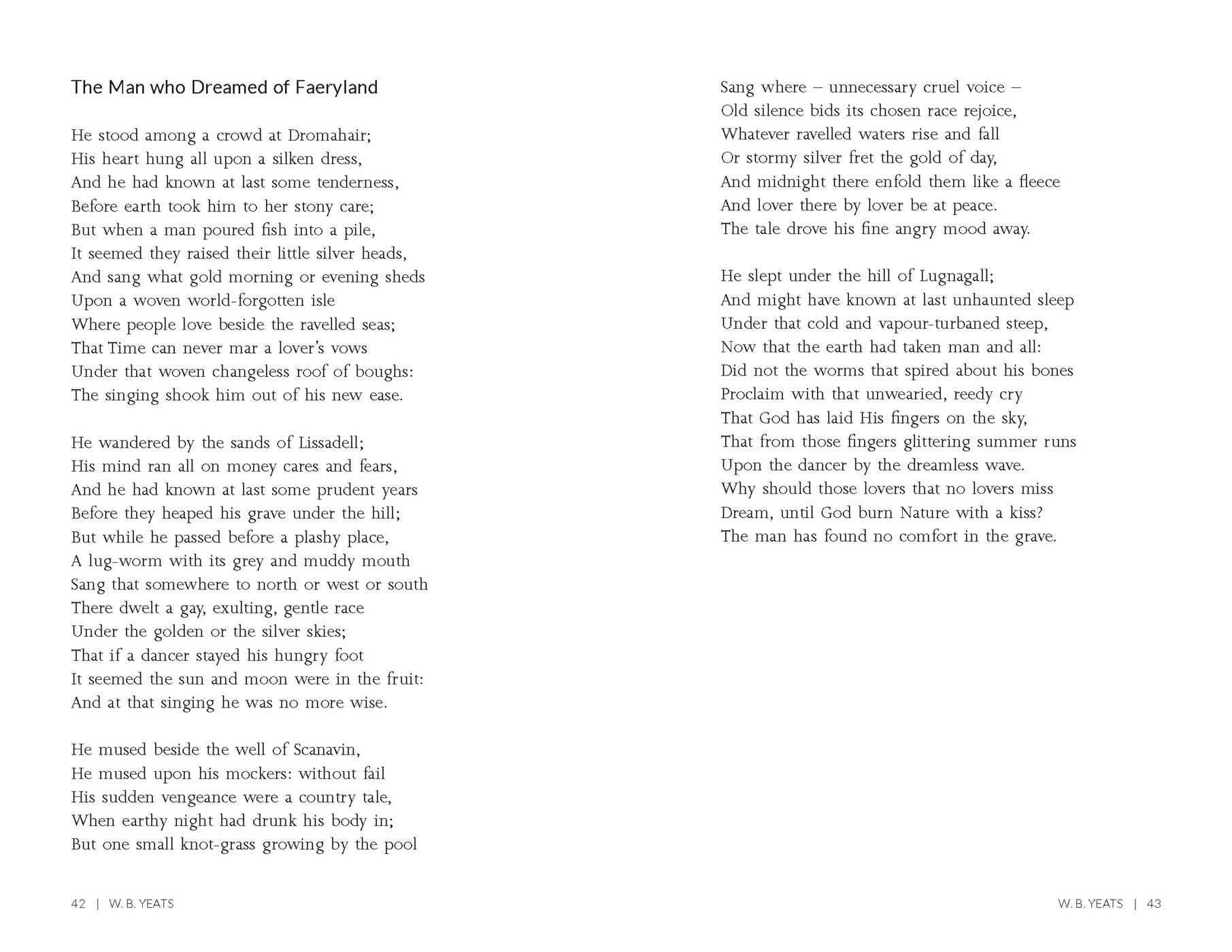 Poetry of W. B. Yeats