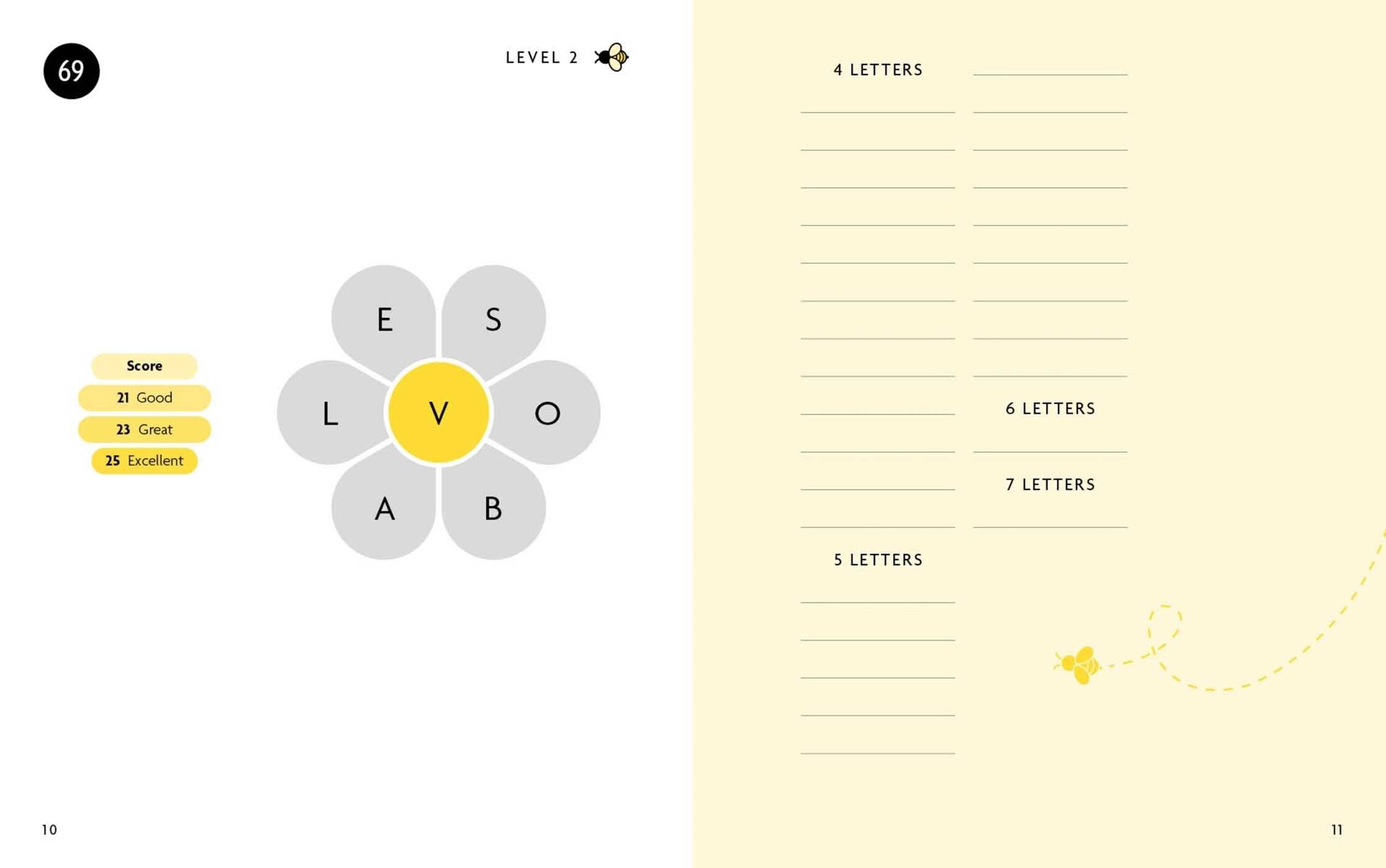Spelling Bee Word Puzzles