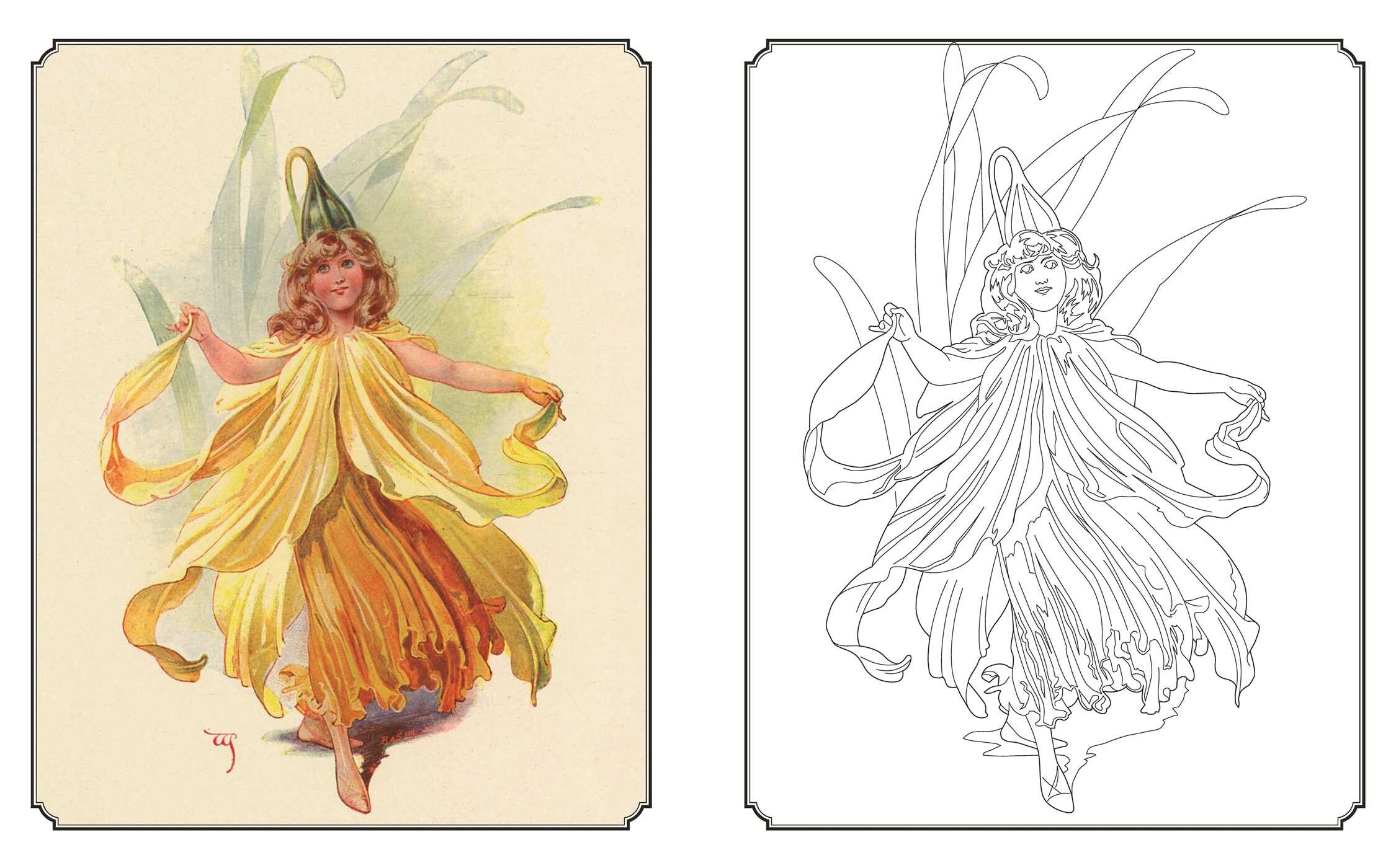 Garden Fairies Coloring Book