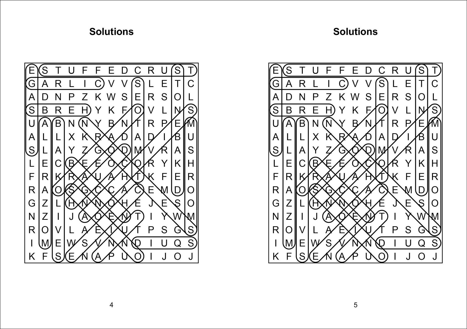 Large Print Wordsearch