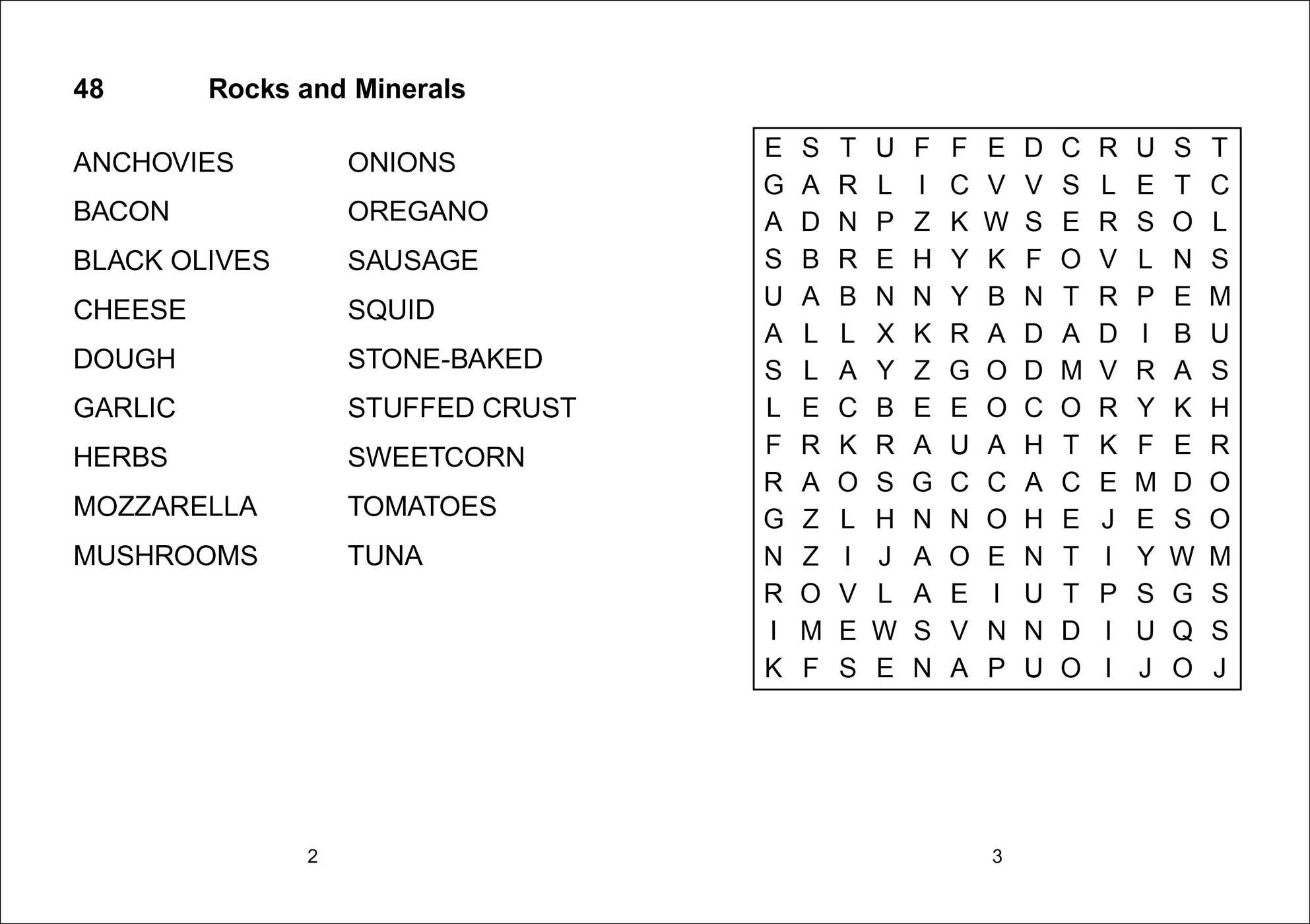 Large Print Wordsearch