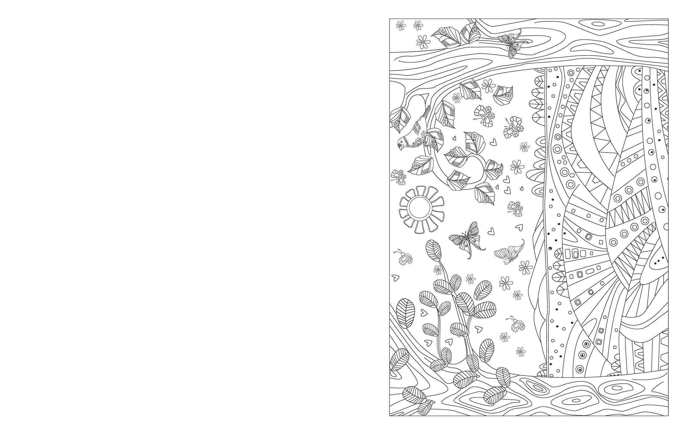 Large Print Beautiful World Coloring Book