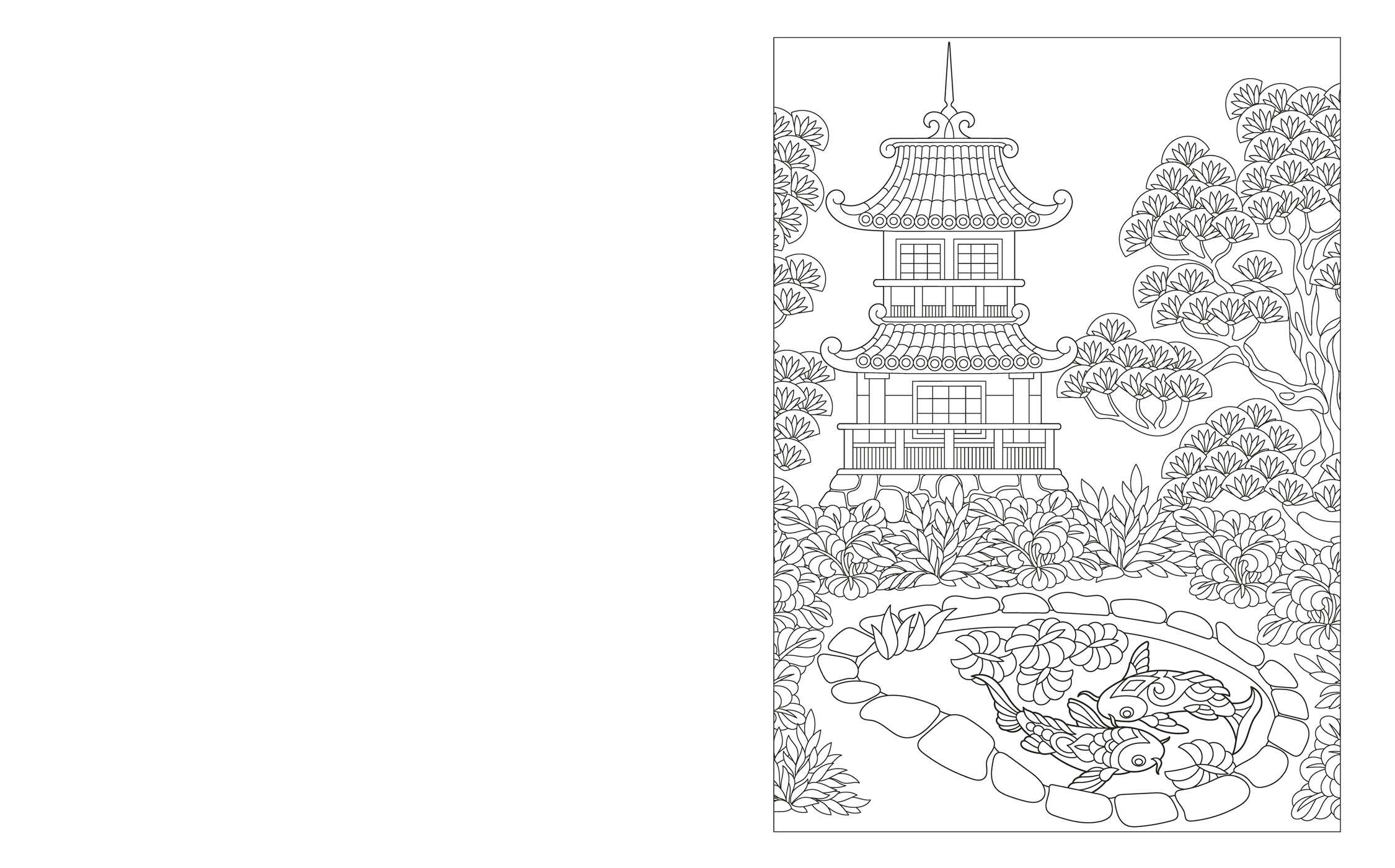 Large Print Beautiful World Coloring Book