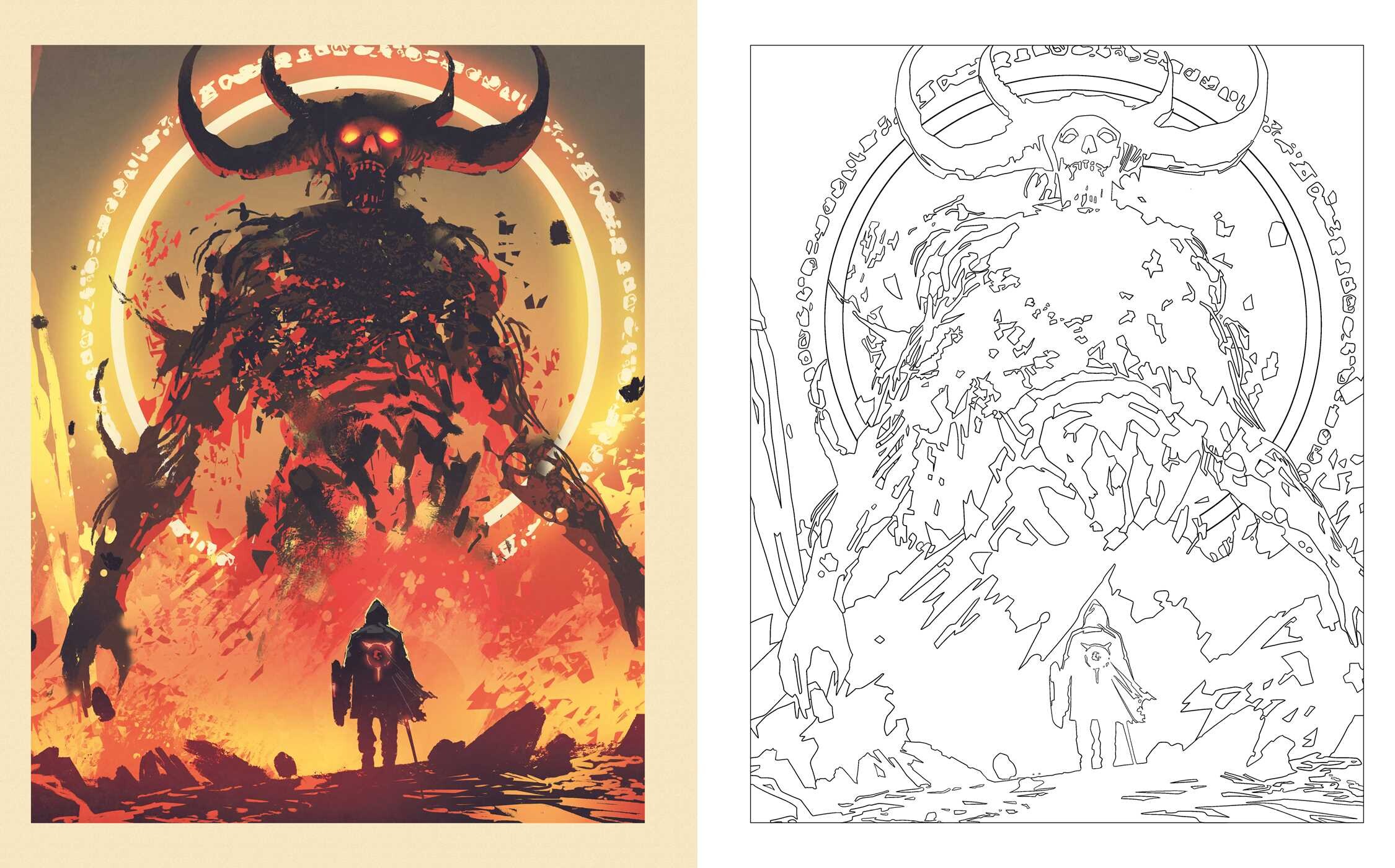 Cosmic Horror Coloring Book