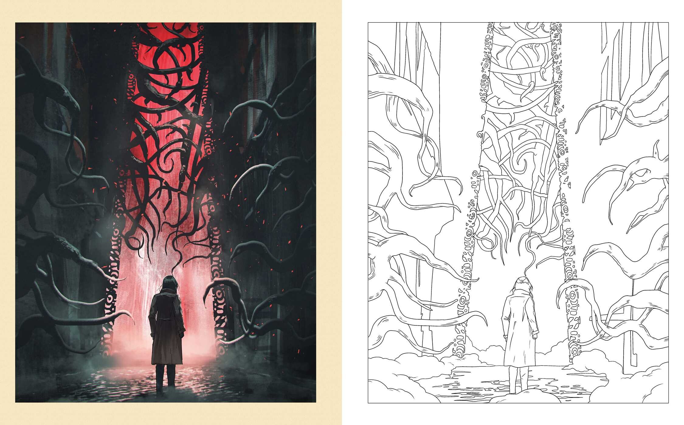Cosmic Horror Coloring Book