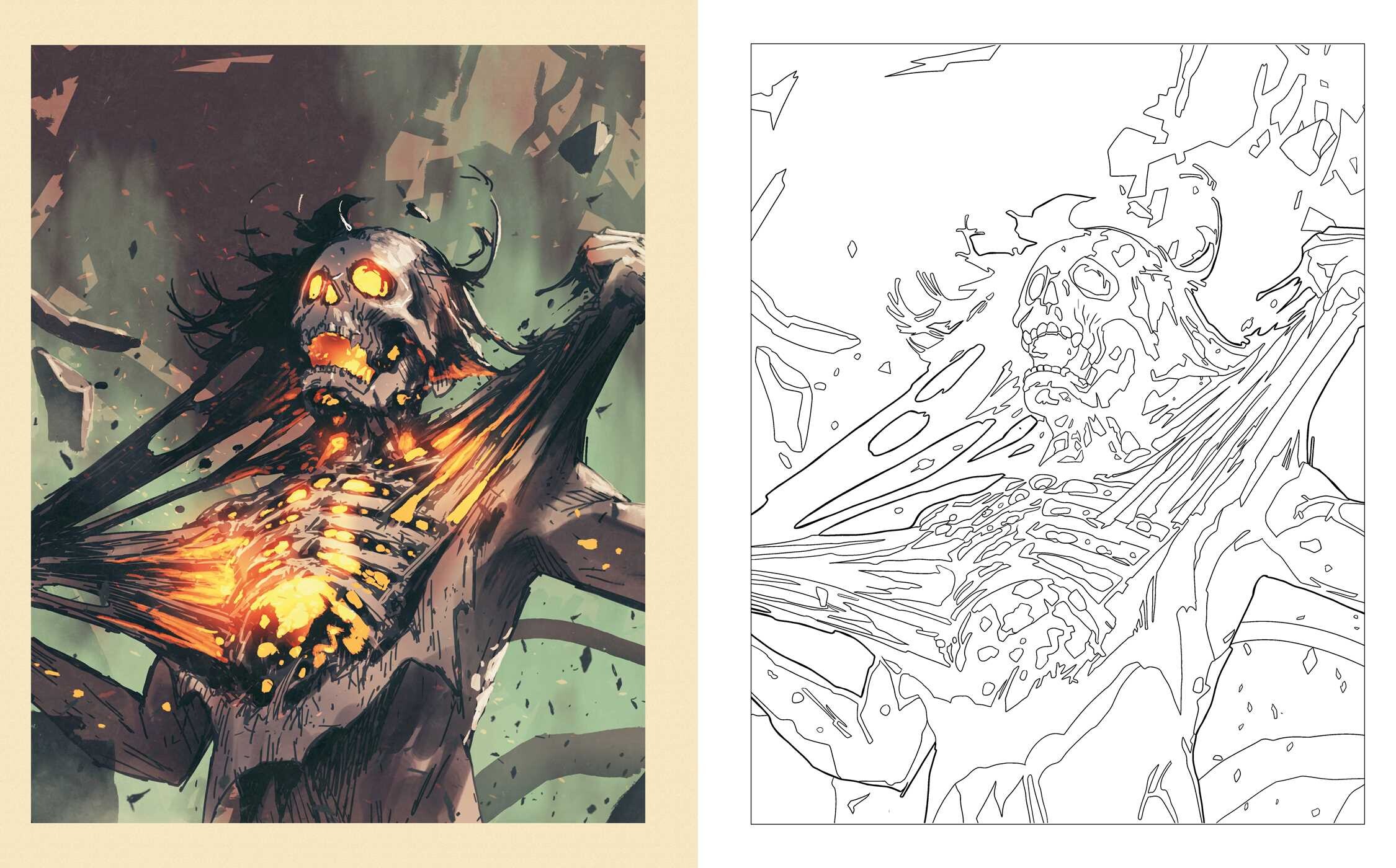 Cosmic Horror Coloring Book