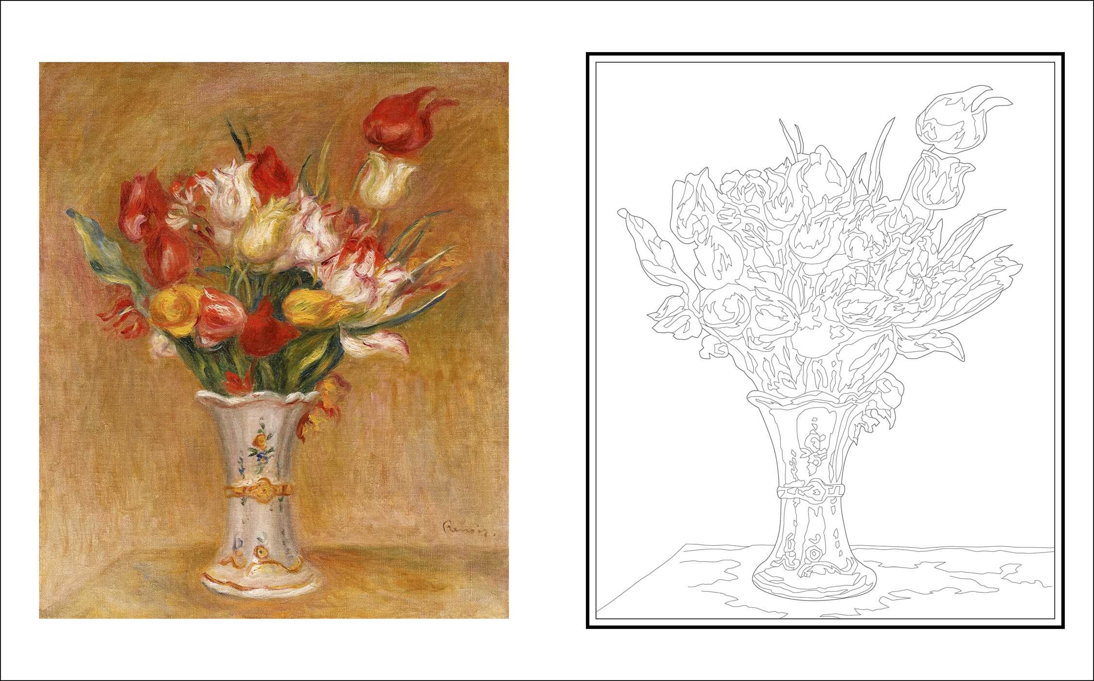 Glorious Flowers Coloring Book