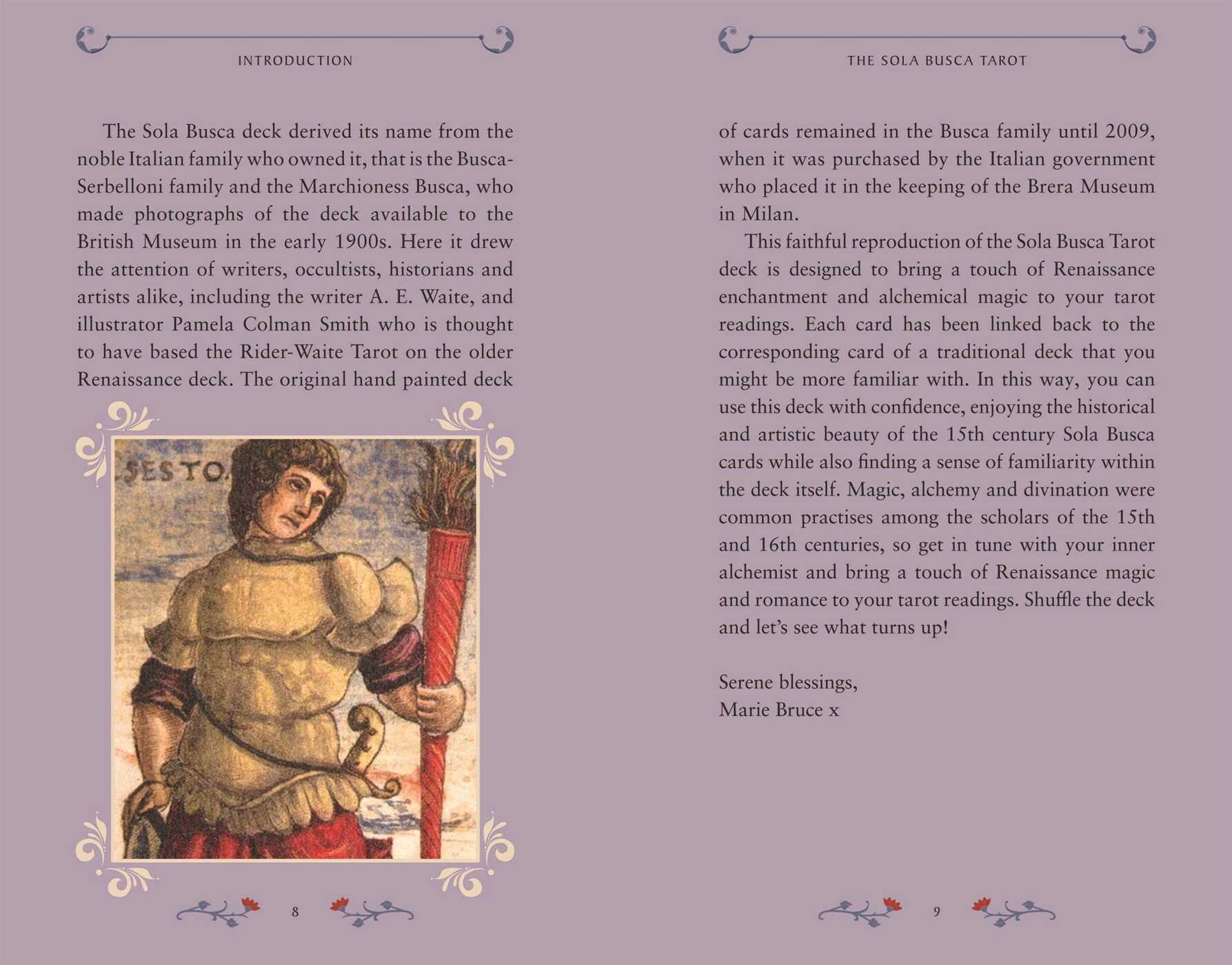 Sola Busca Tarot Book & Card Deck
