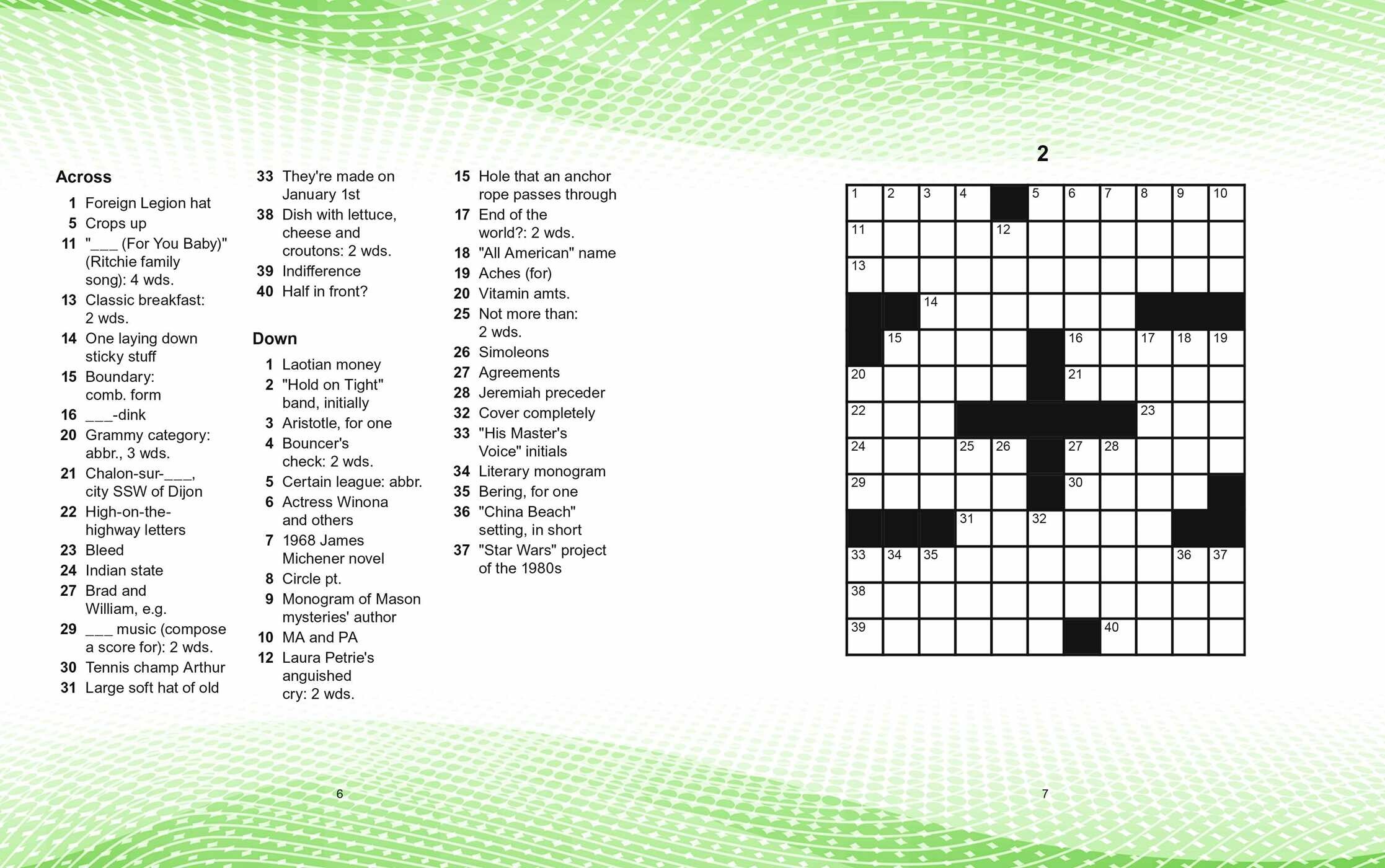 5-Minute Crosswords (includes ball-point pen)