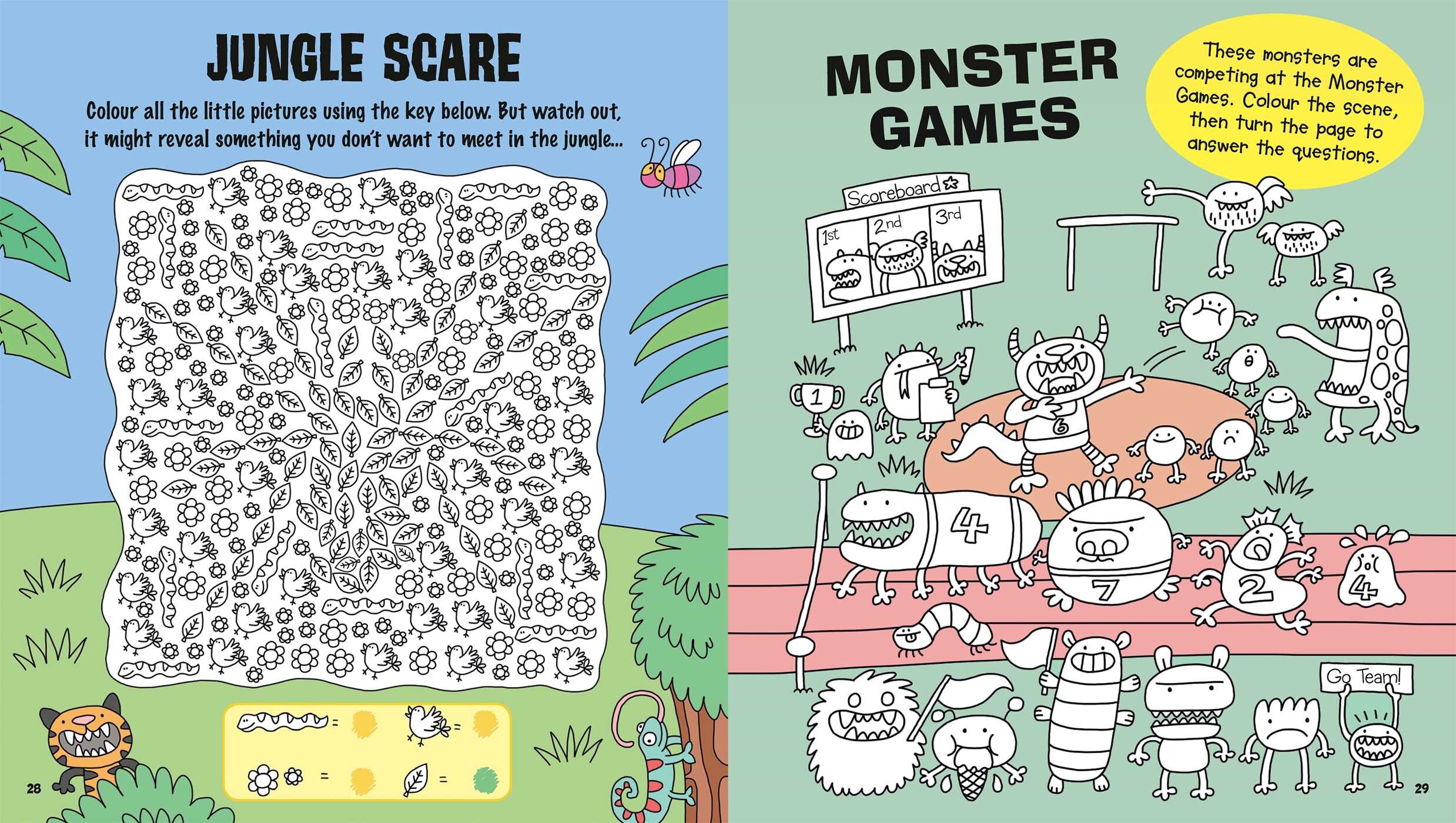 Cute Critters Coloring Activity Book
